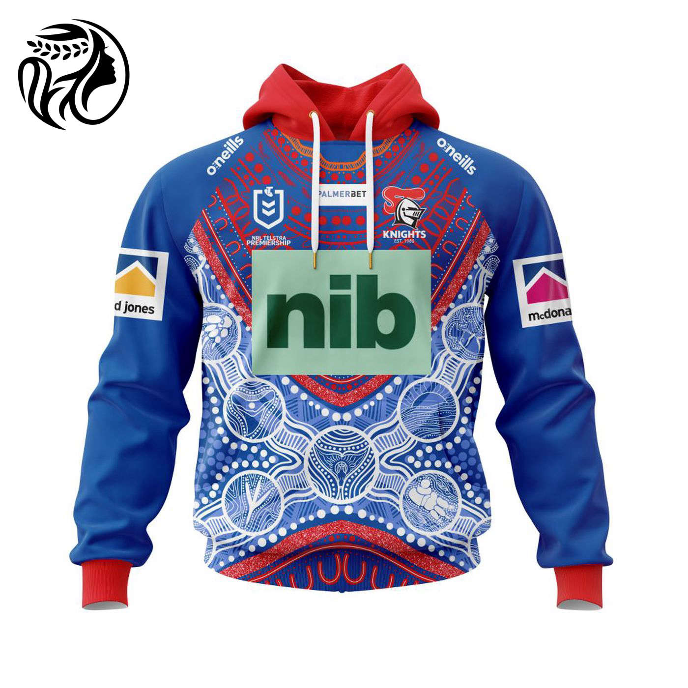 NRL Newcastle Knights Indigenous Kits 2022 3d Printed Hoodie 3d Printed Hoodie