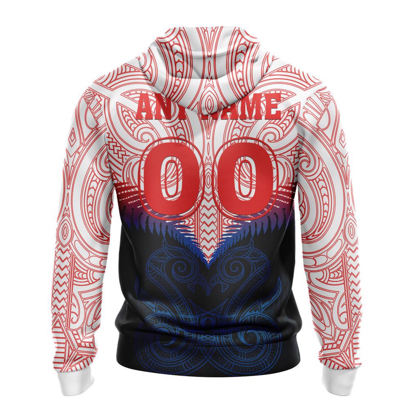 NRL Newcastle Knights Maori Manaia Special Kits ST2201 3d Printed Hoodie 3d Printed Hoodie
