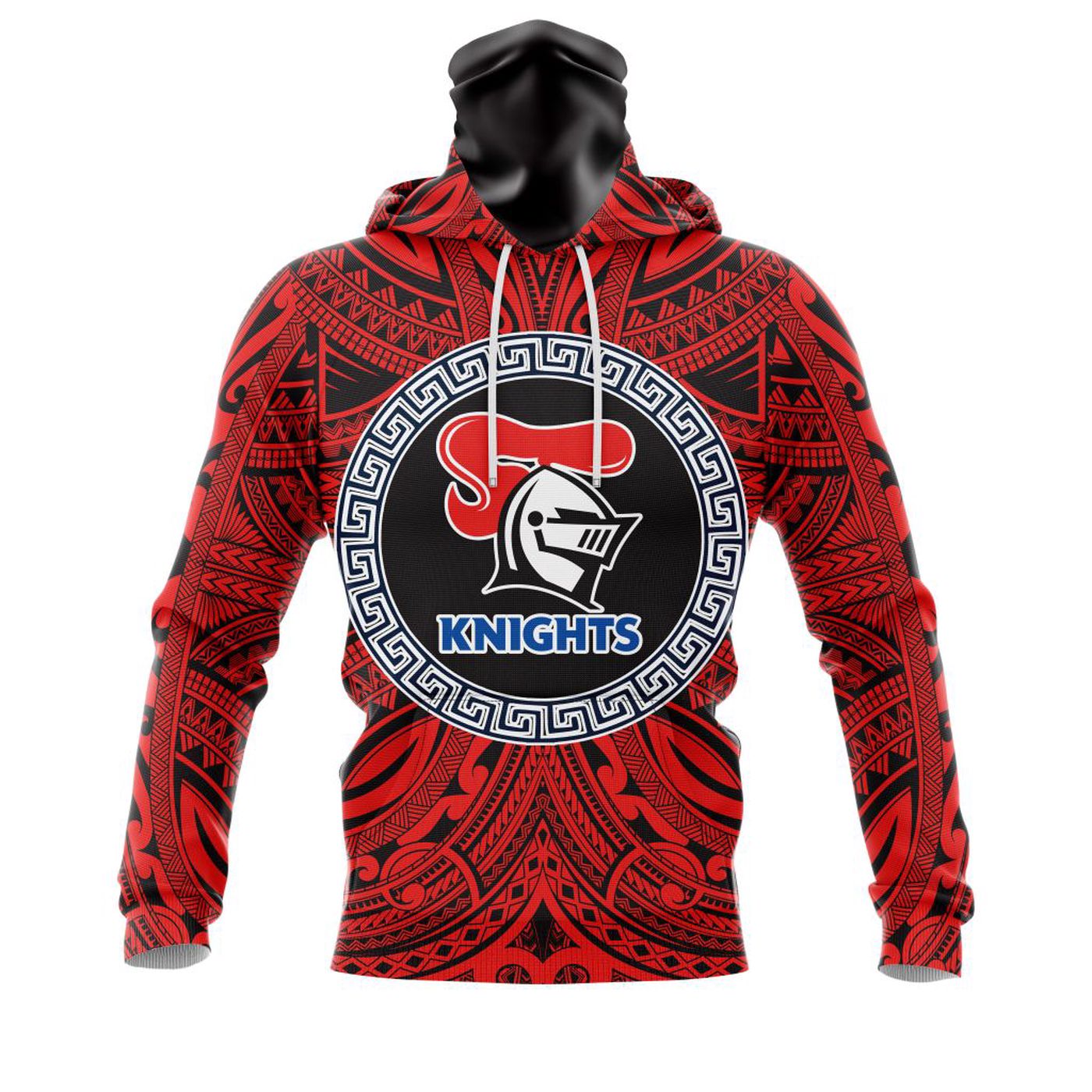 NRL Newcastle Knights Polynesian Concept Kits ST2201 3d Printed Hoodie 3d Printed Hoodie