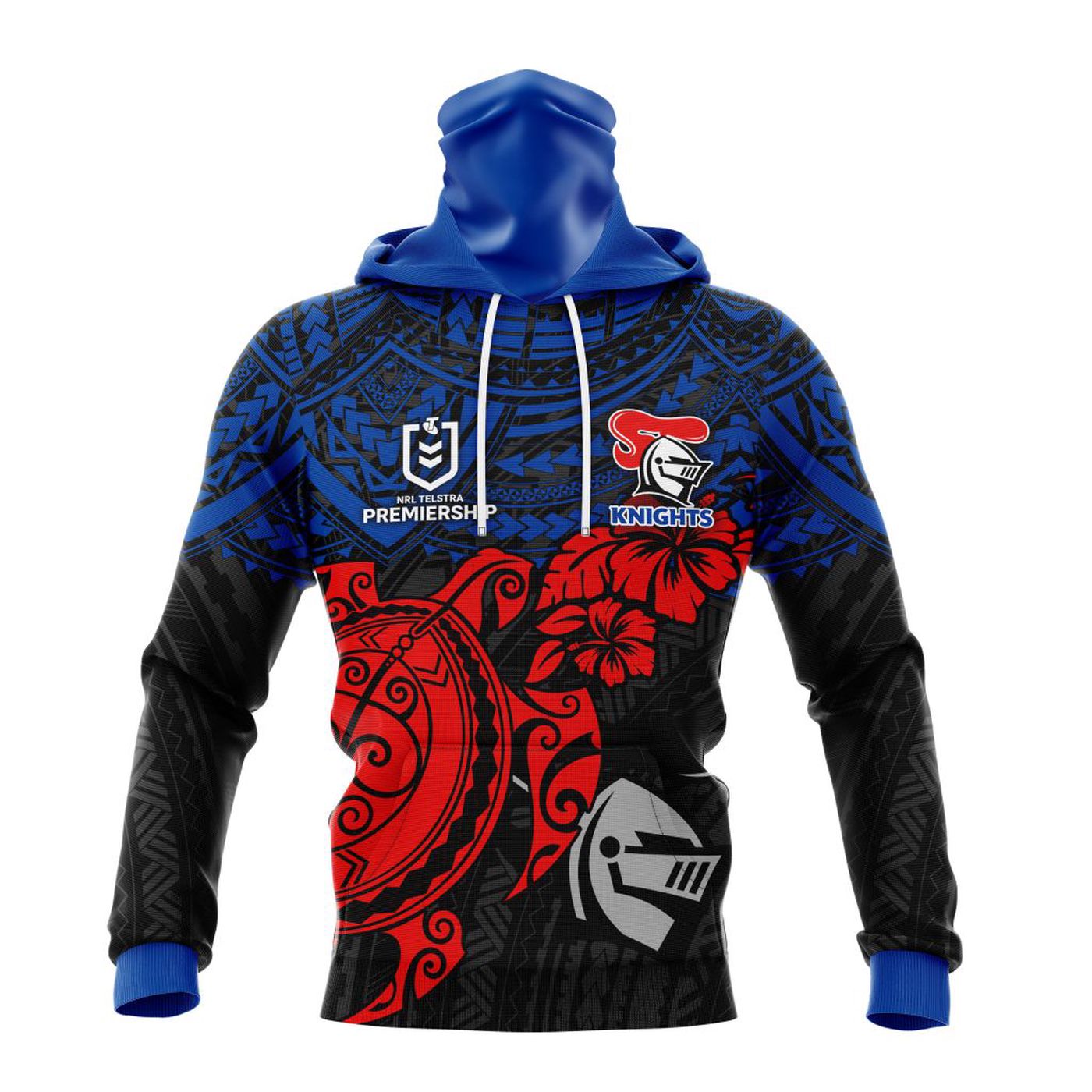 NRL Newcastle Knights Polynesian Concept Kits ST2202 3d Printed Hoodie 3d Printed Hoodie