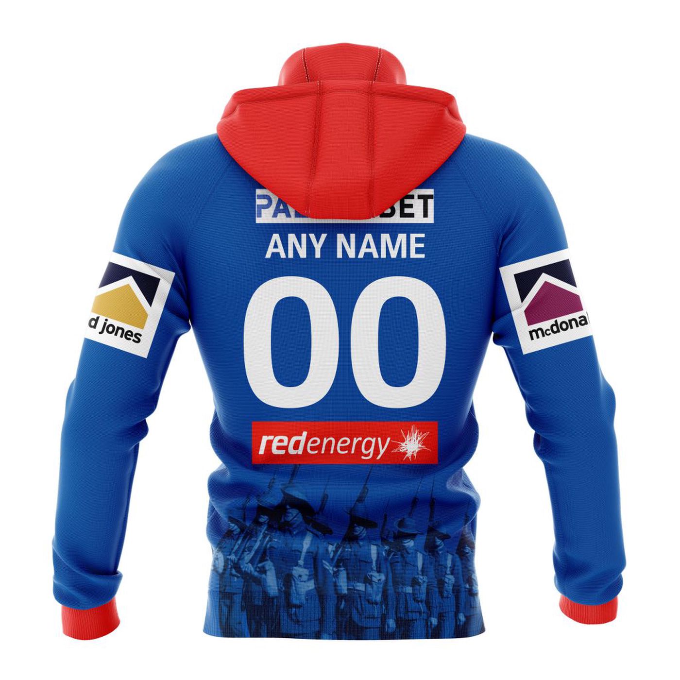 NRL Newcastle Knights Special ANZAC Day Kits 2023 3d Printed Hoodie 3d Printed Hoodie