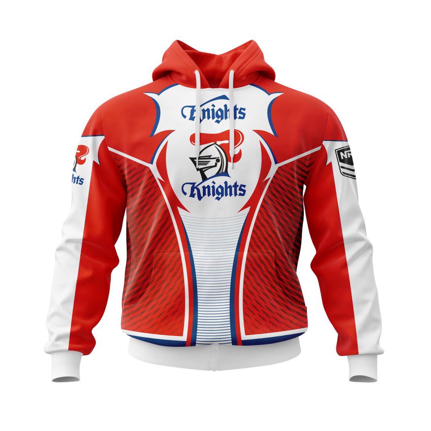 NRL Newcastle Knights | Specialized 2021 Concepts Kits 04 3d Printed Hoodie 3d Printed Hoodie
