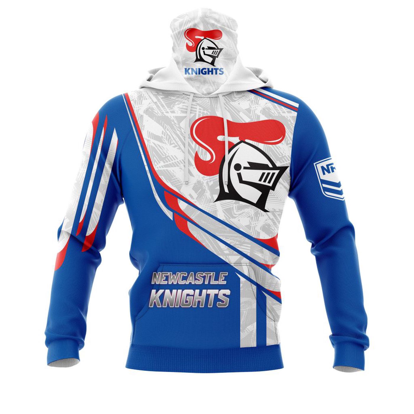 NRL Newcastle Knights | Specialized 2021 Concepts Kits V6 3d Printed Hoodie 3d Printed Hoodie