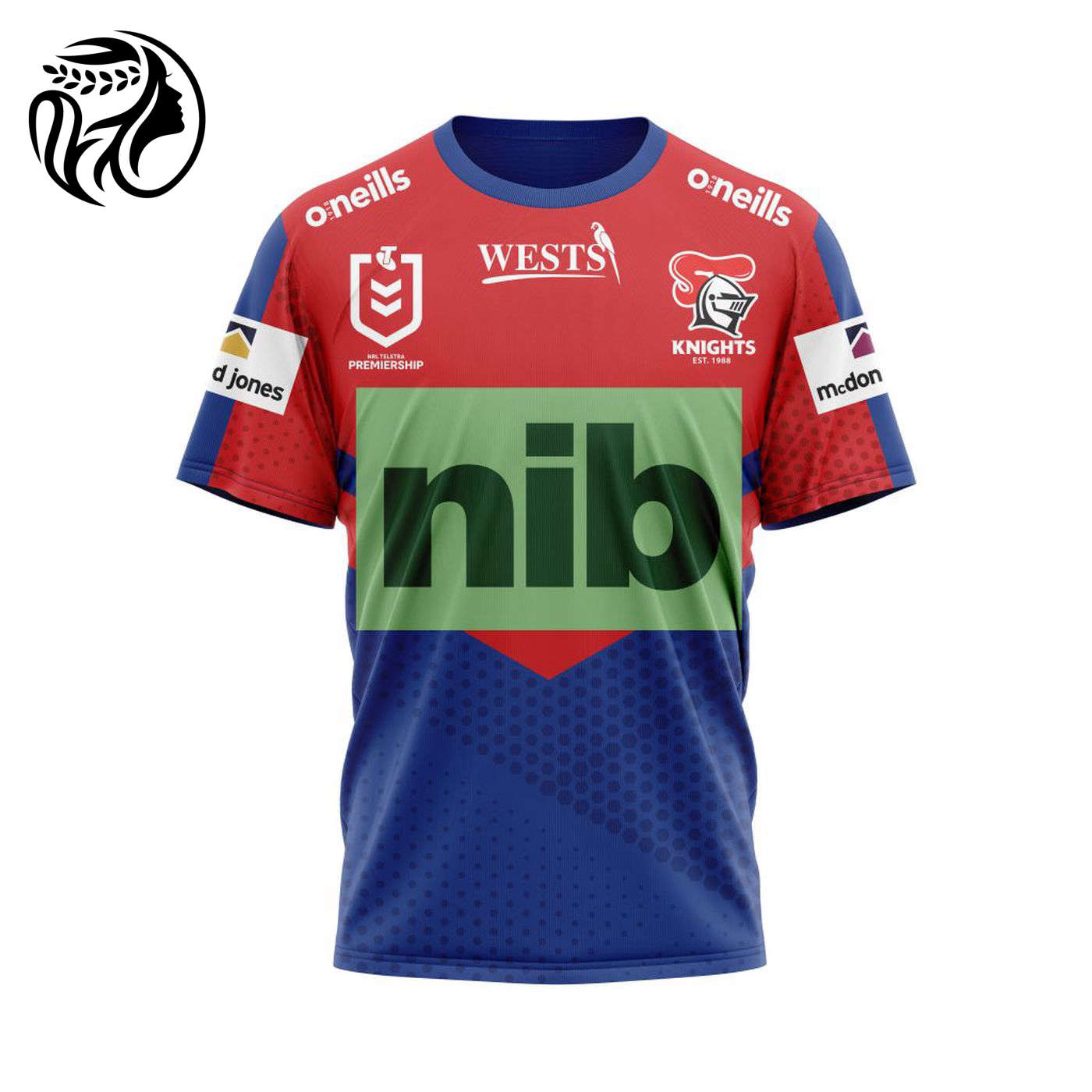 NRL Newcastle Knights | Specialized 2022 Home Kits 3d Printed Hoodie 3d Printed Hoodie