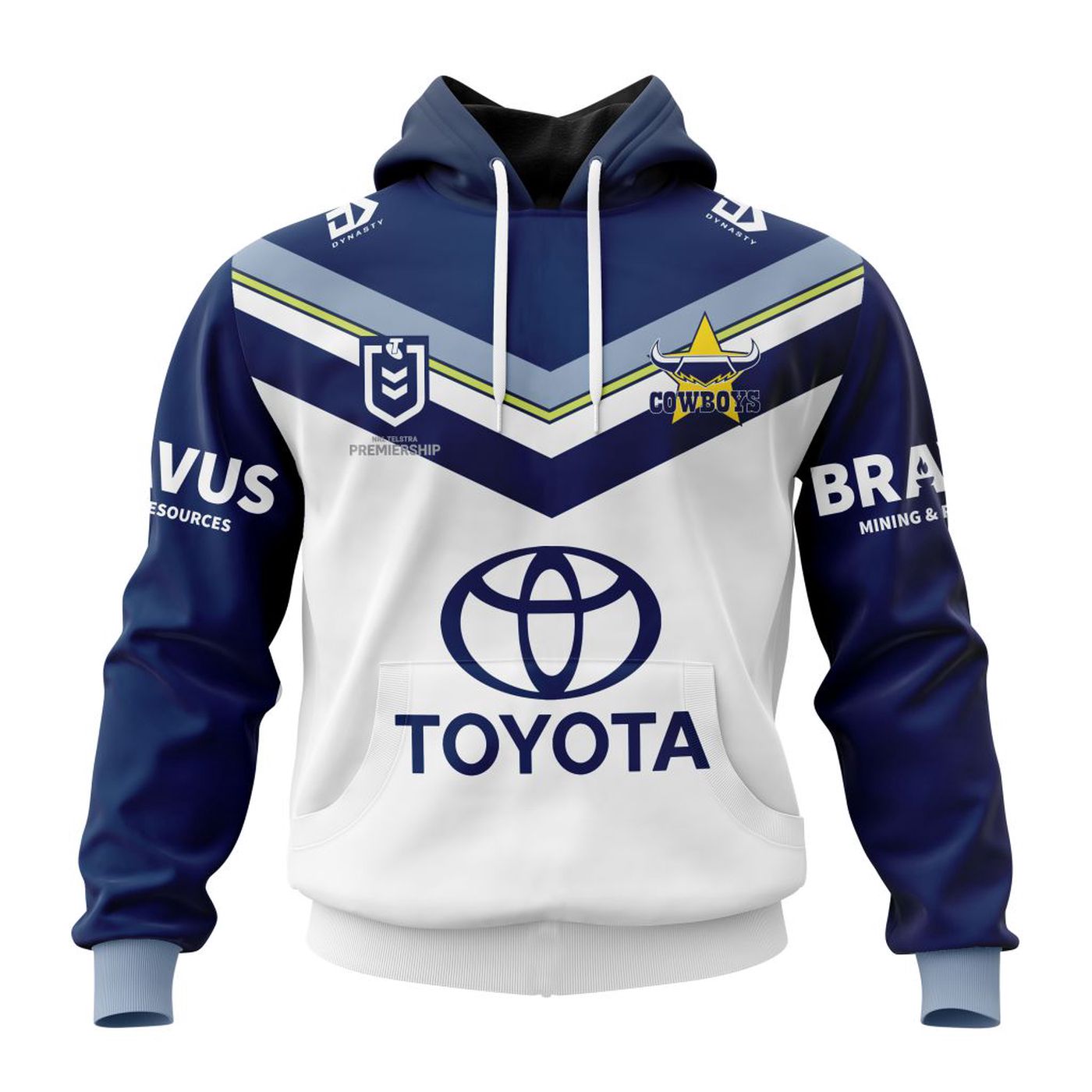 NRL North Queensland Cowboys Away Kits 2023 3d Printed Hoodie 3d Printed Hoodie