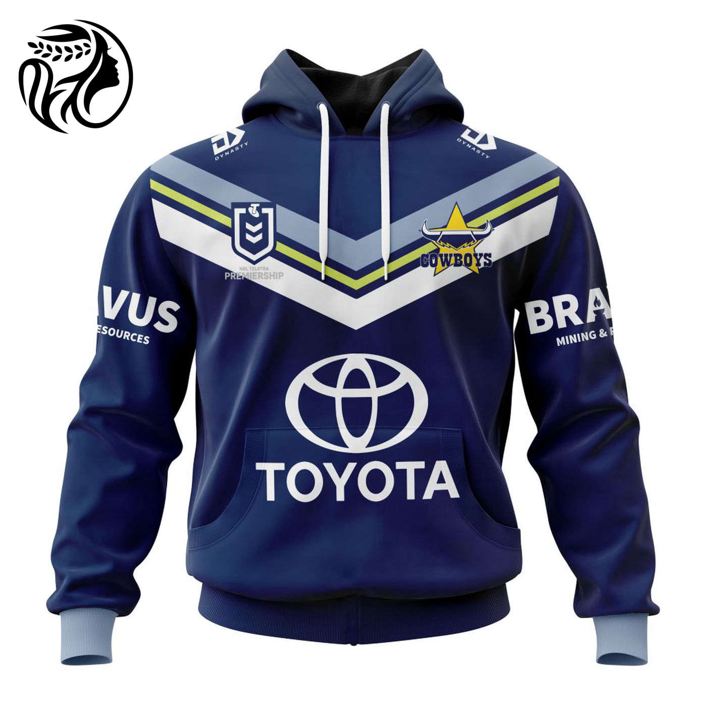NRL North Queensland Cowboys Home Kits 2023 3d Printed Hoodie 3d Printed Hoodie