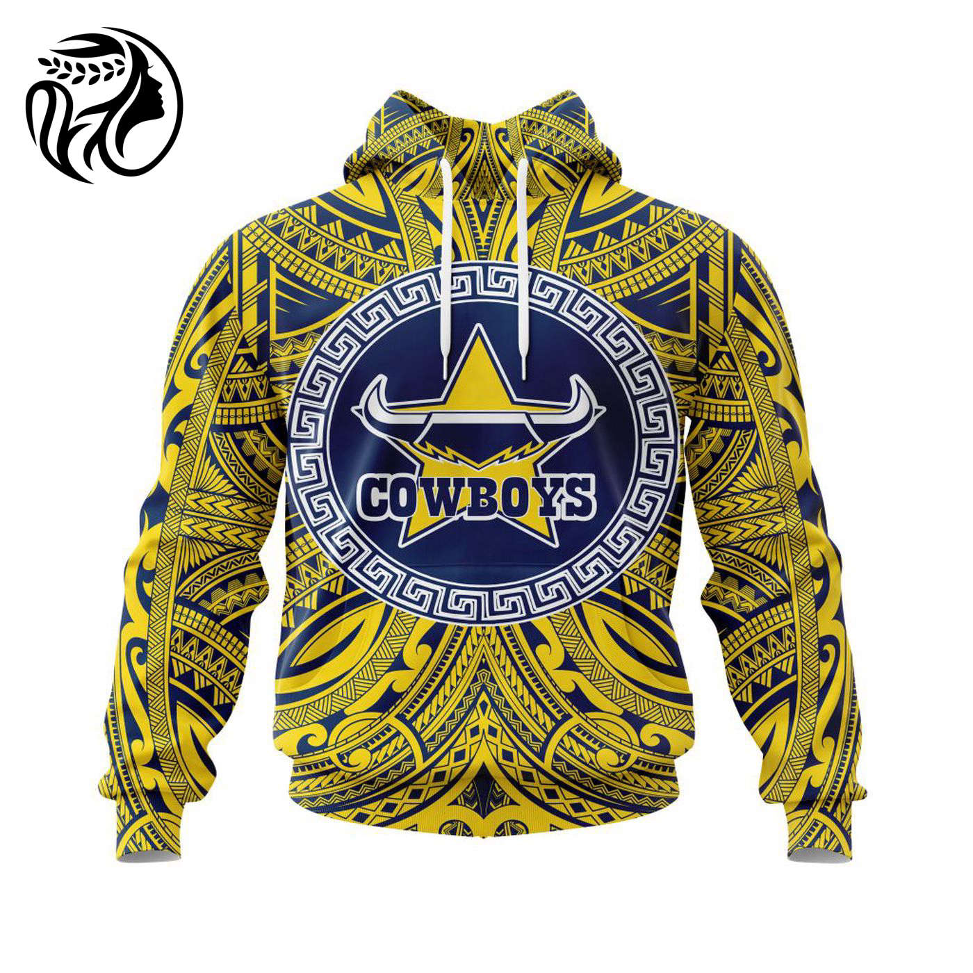 NRL North Queensland Cowboys Polynesian Concept Kits ST2201 3d Printed Hoodie 3d Printed Hoodie