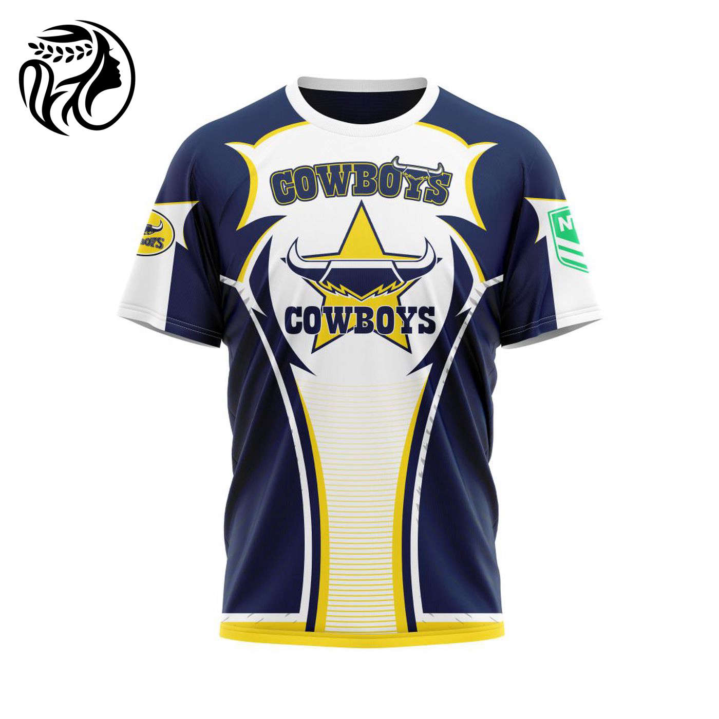 NRL North Queensland Cowboys | Specialized 2021 Concepts Kits 04 3d Printed Hoodie 3d Printed Hoodie