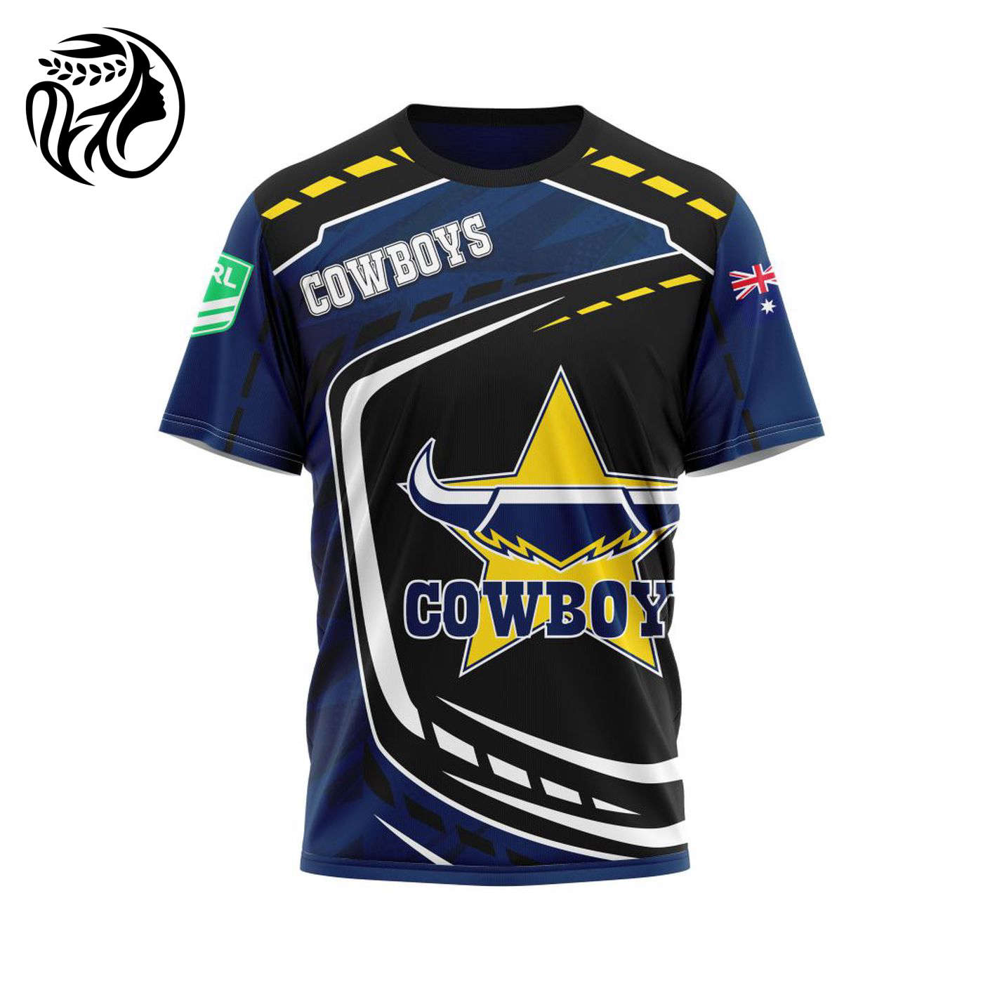 NRL North Queensland Cowboys | Specialized 2021 Concepts Kits 3d Printed Hoodie 3d Printed Hoodie