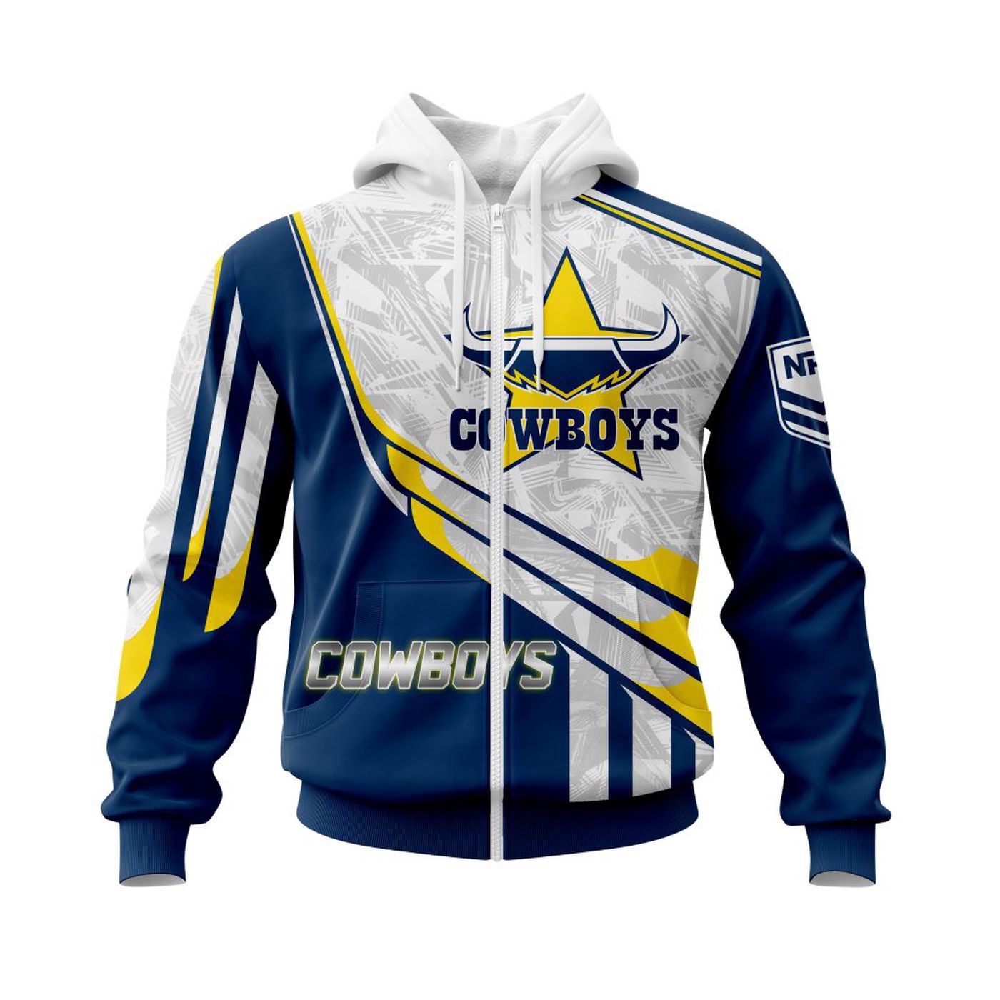 NRL North Queensland Cowboys | Specialized 2021 Concepts Kits V6 3d Printed Hoodie 3d Printed Hoodie