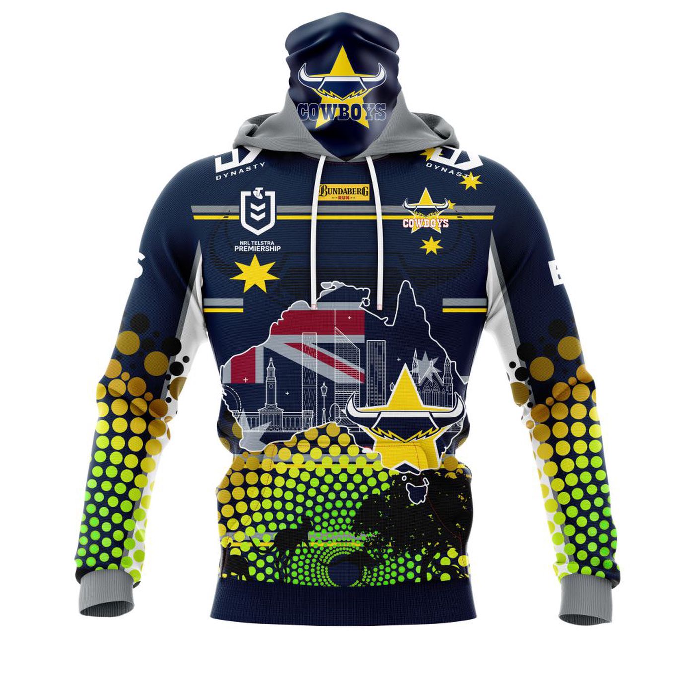 NRL North Queensland Cowboys | Specialized Concepts For Australia’s Day Kits V0122 3d Printed Hoodie 3d Printed Hoodie