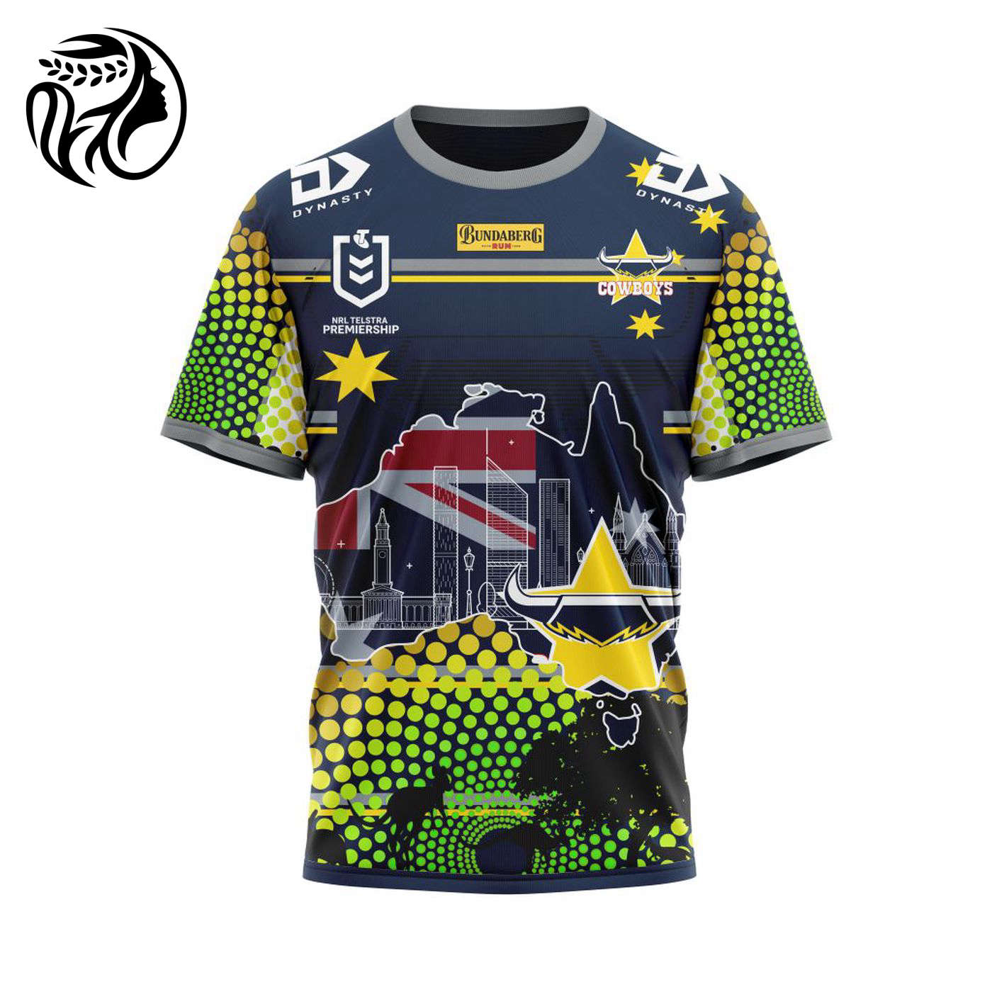 NRL North Queensland Cowboys | Specialized Concepts For Australia’s Day Kits V0122 3d Printed Hoodie 3d Printed Hoodie