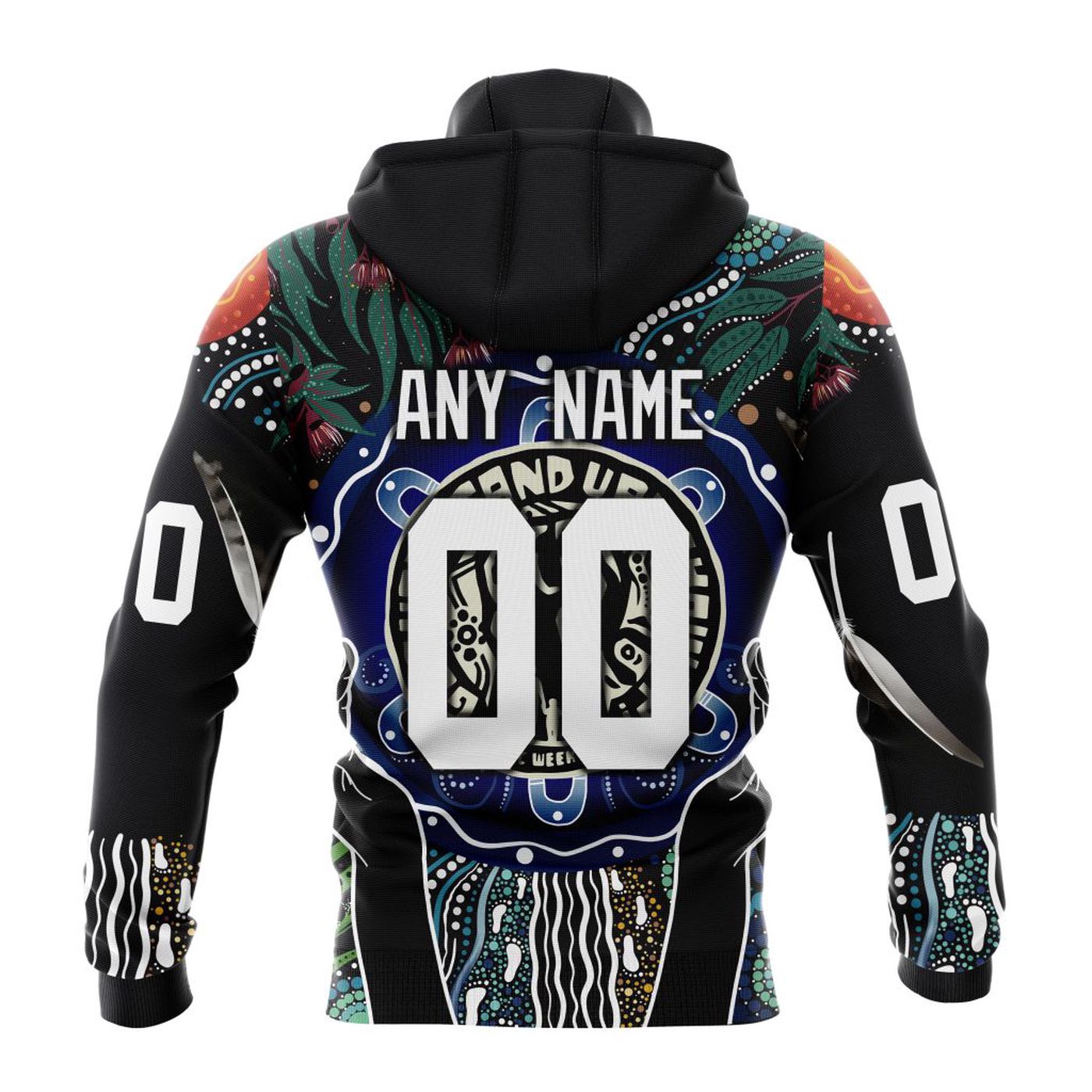 NRL North Queensland Cowboys | Specialized Concepts Kits For Naidoc Event V0122 3d Printed Hoodie 3d Printed Hoodie