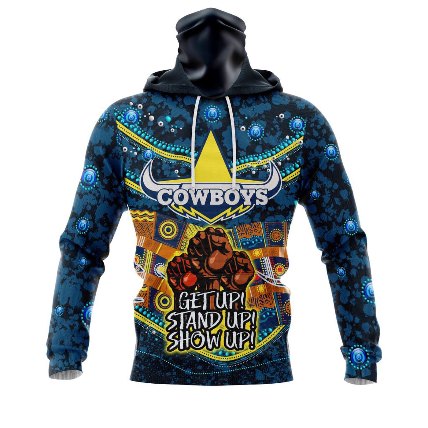 NRL North Queensland Cowboys | Specialized Indigenous Kits For NAIDOC Week ST2201 3d Printed Hoodie 3d Printed Hoodie