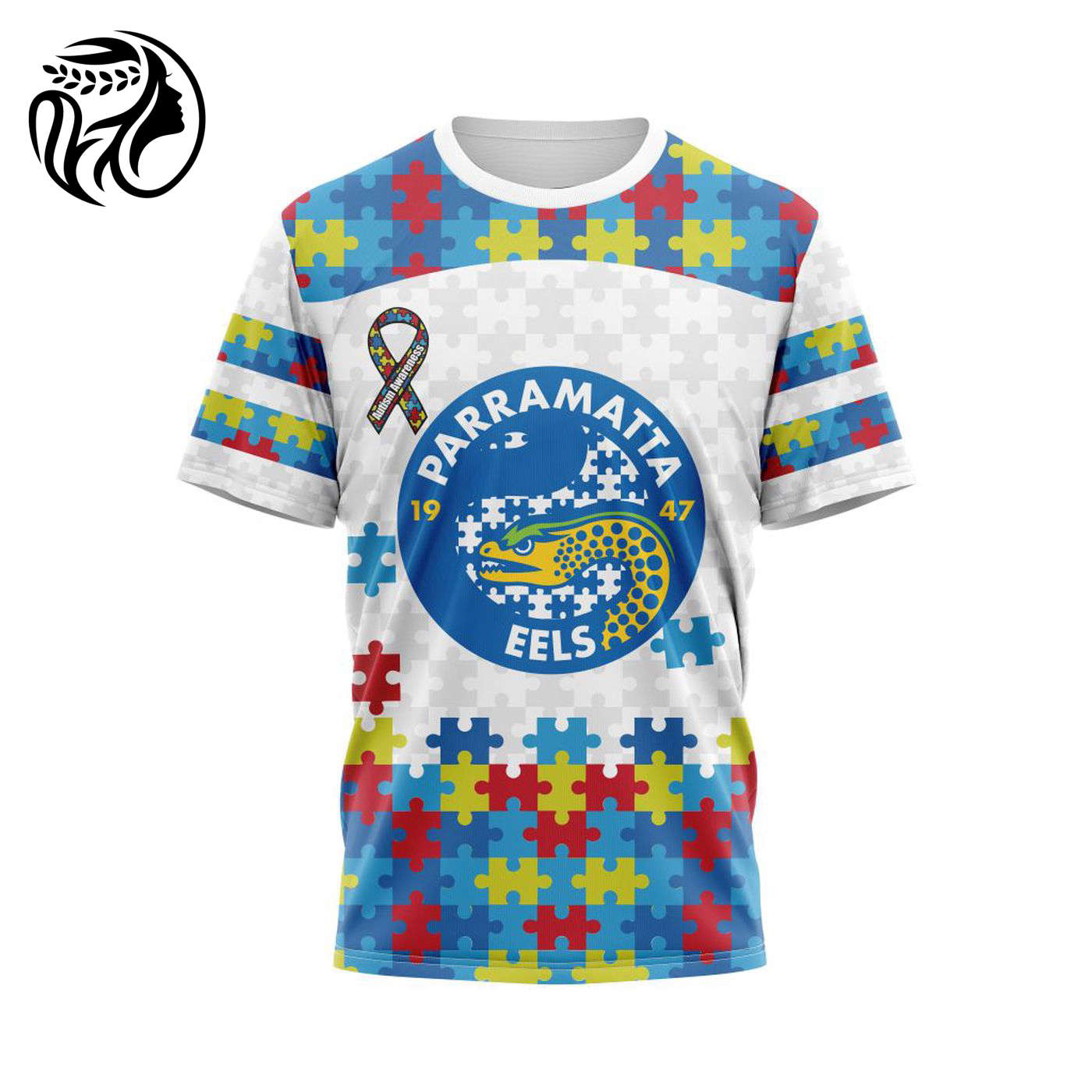NRL Parramatta Eels Autism Awareness | Concept Kits 3d Printed Hoodie 3d Printed Hoodie