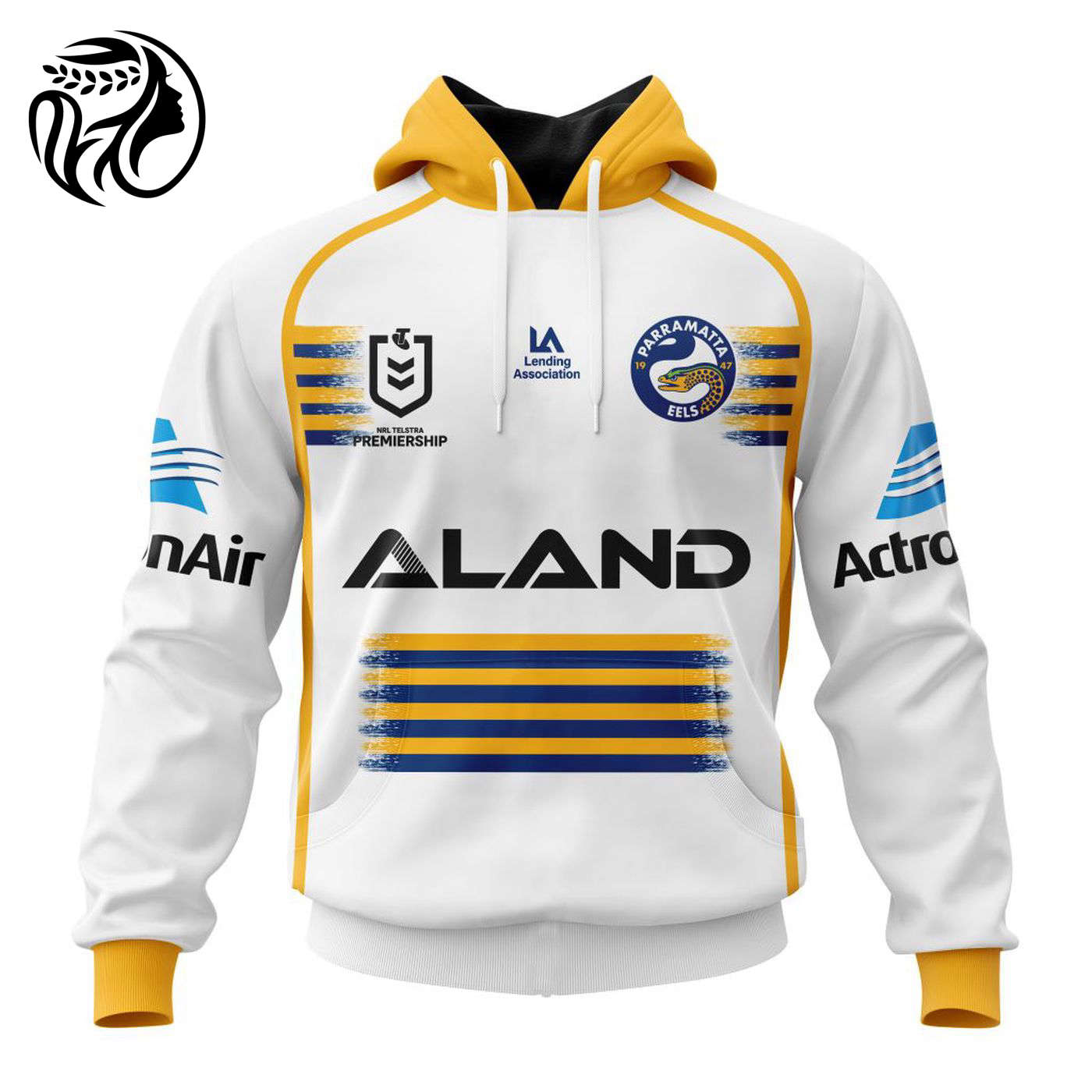 NRL Parramatta Eels Away Kits 2023 3d Printed Hoodie 3d Printed Hoodie