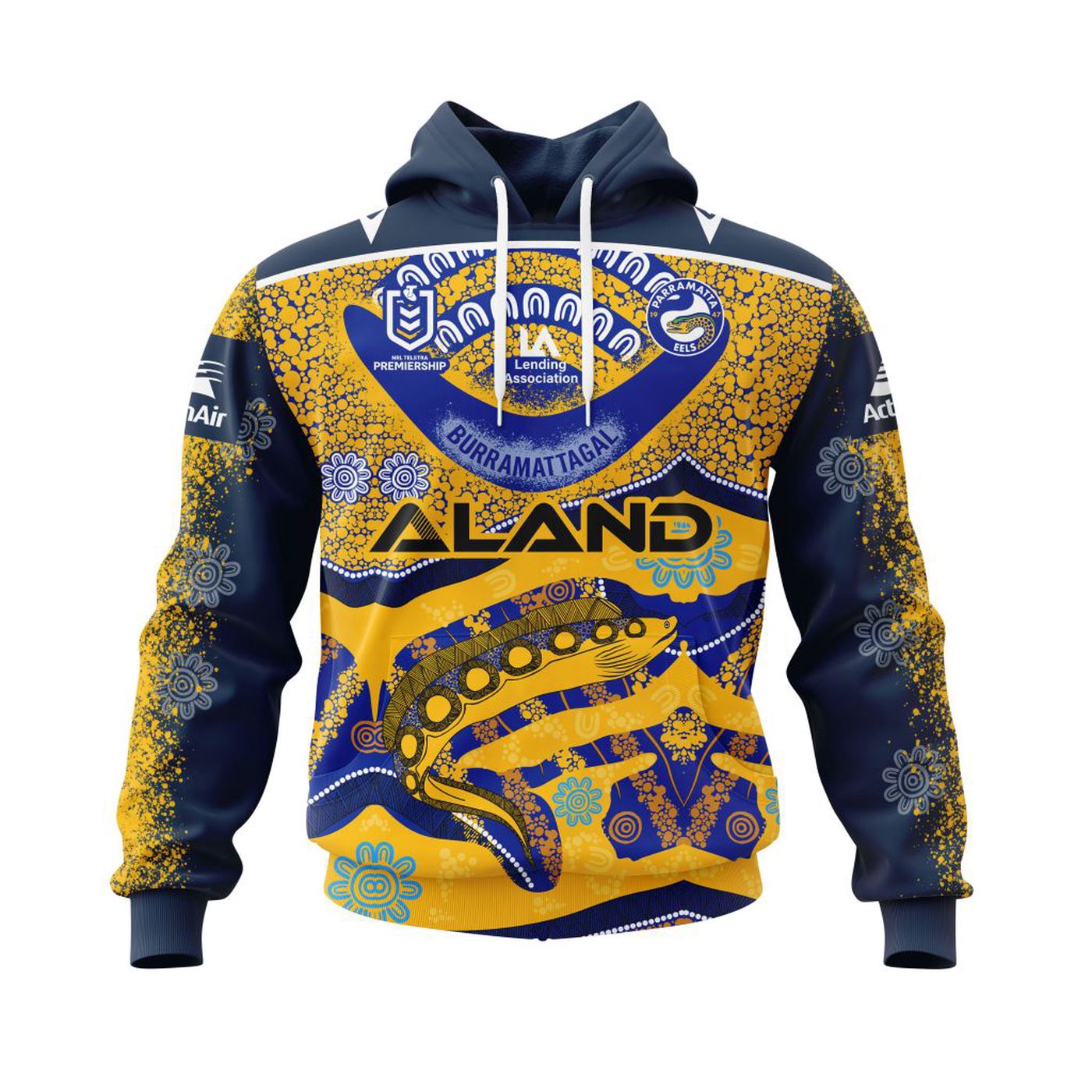NRL Parramatta Eels Indigenous Kits 2022 3d Printed Hoodie 3d Printed Hoodie