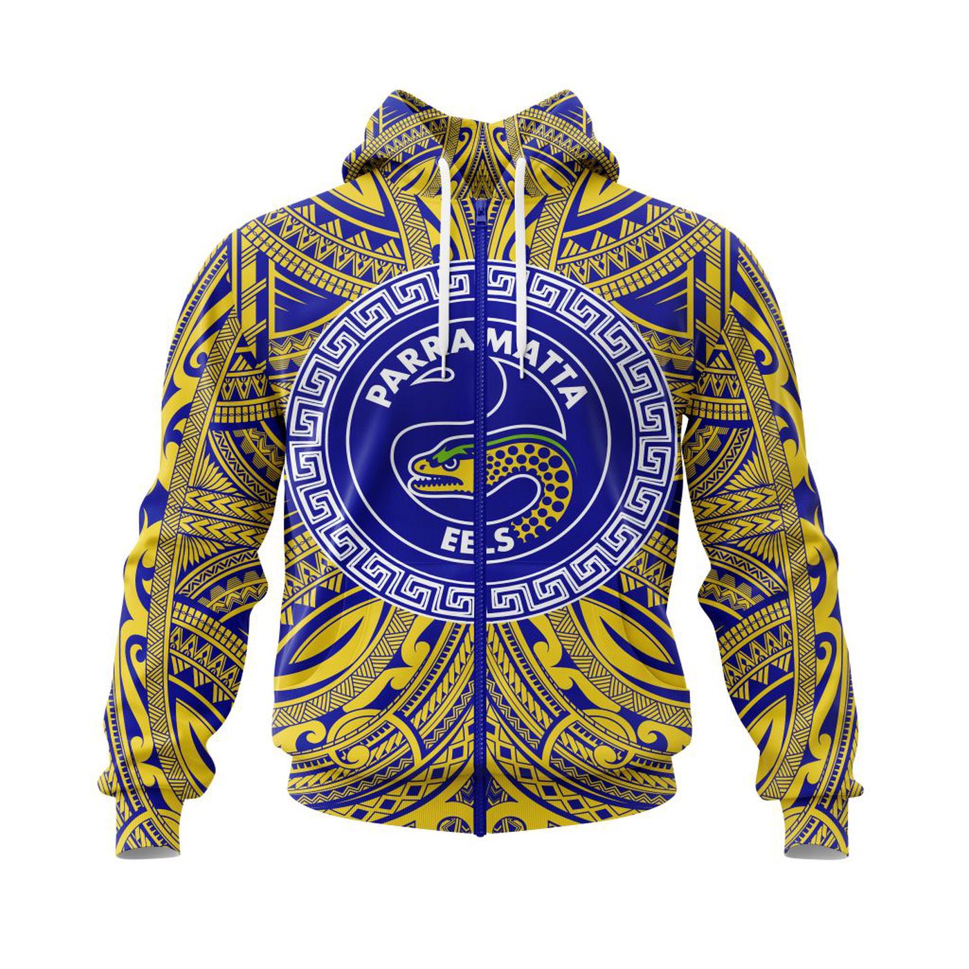 NRL Parramatta Eels Polynesian Concept Kits ST2201 3d Printed Hoodie 3d Printed Hoodie