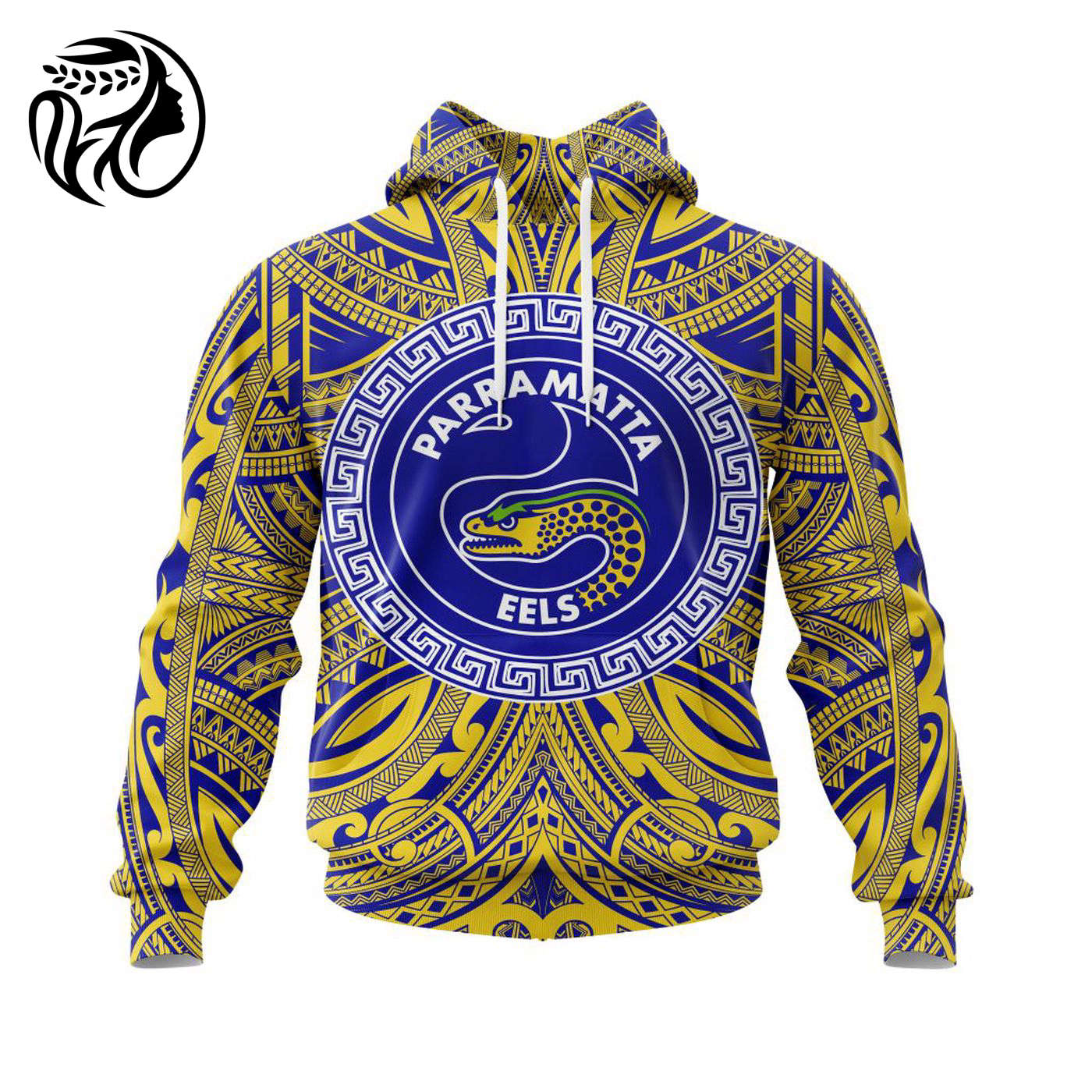NRL Parramatta Eels Polynesian Concept Kits ST2201 3d Printed Hoodie 3d Printed Hoodie