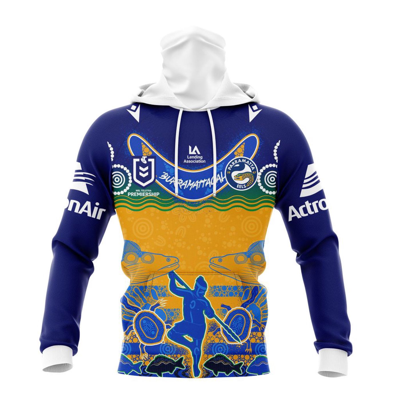 NRL Parramatta Eels Special Indigenous Kits 2023 3d Printed Hoodie 3d Printed Hoodie