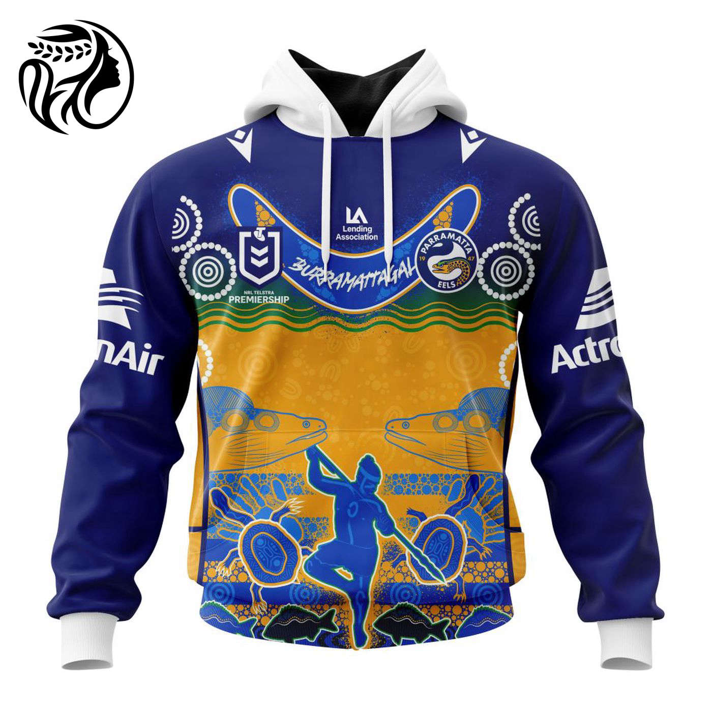 NRL Parramatta Eels Special Indigenous Kits 2023 3d Printed Hoodie 3d Printed Hoodie