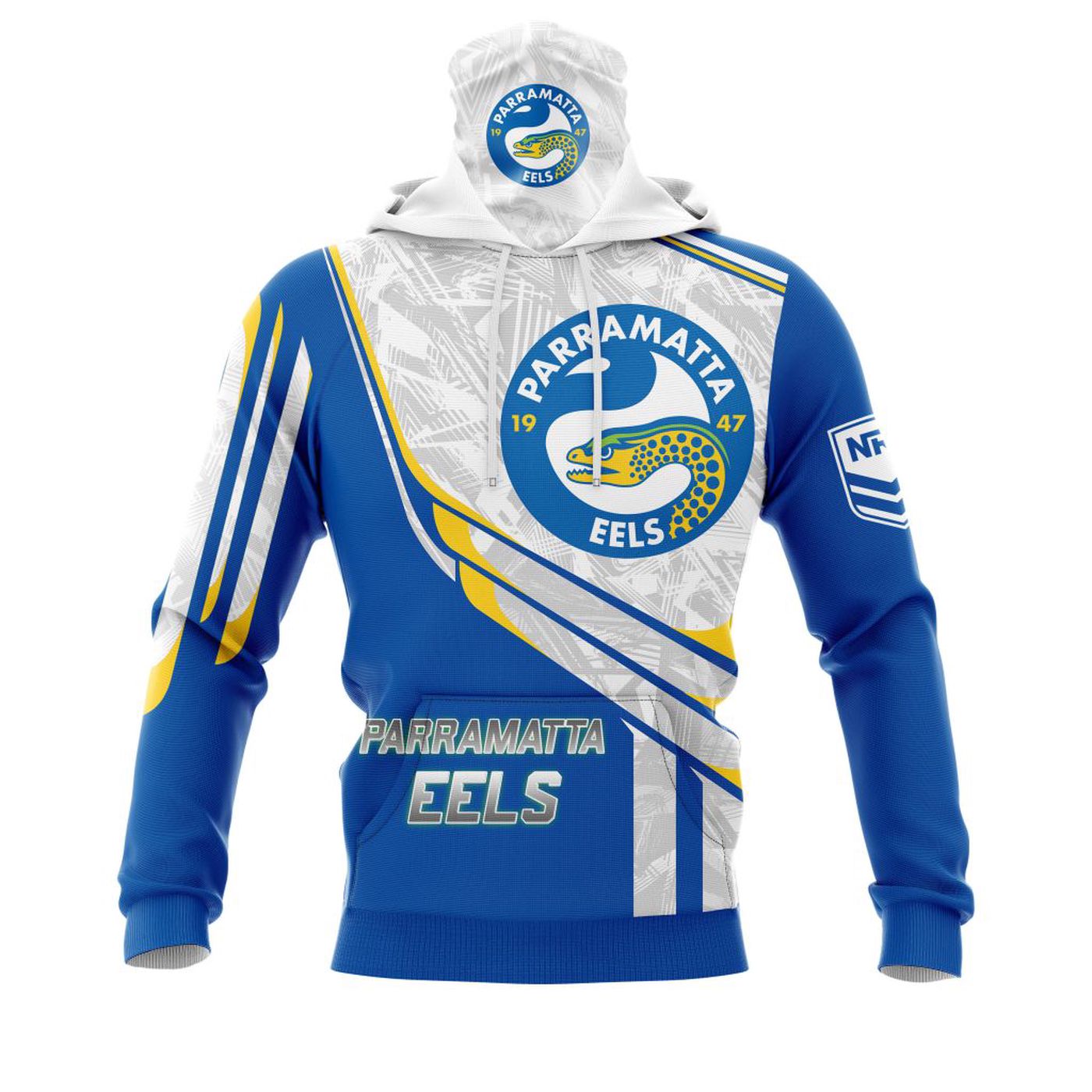 NRL Parramatta Eels | Specialized 2021 Concepts Kits V6 3d Printed Hoodie 3d Printed Hoodie