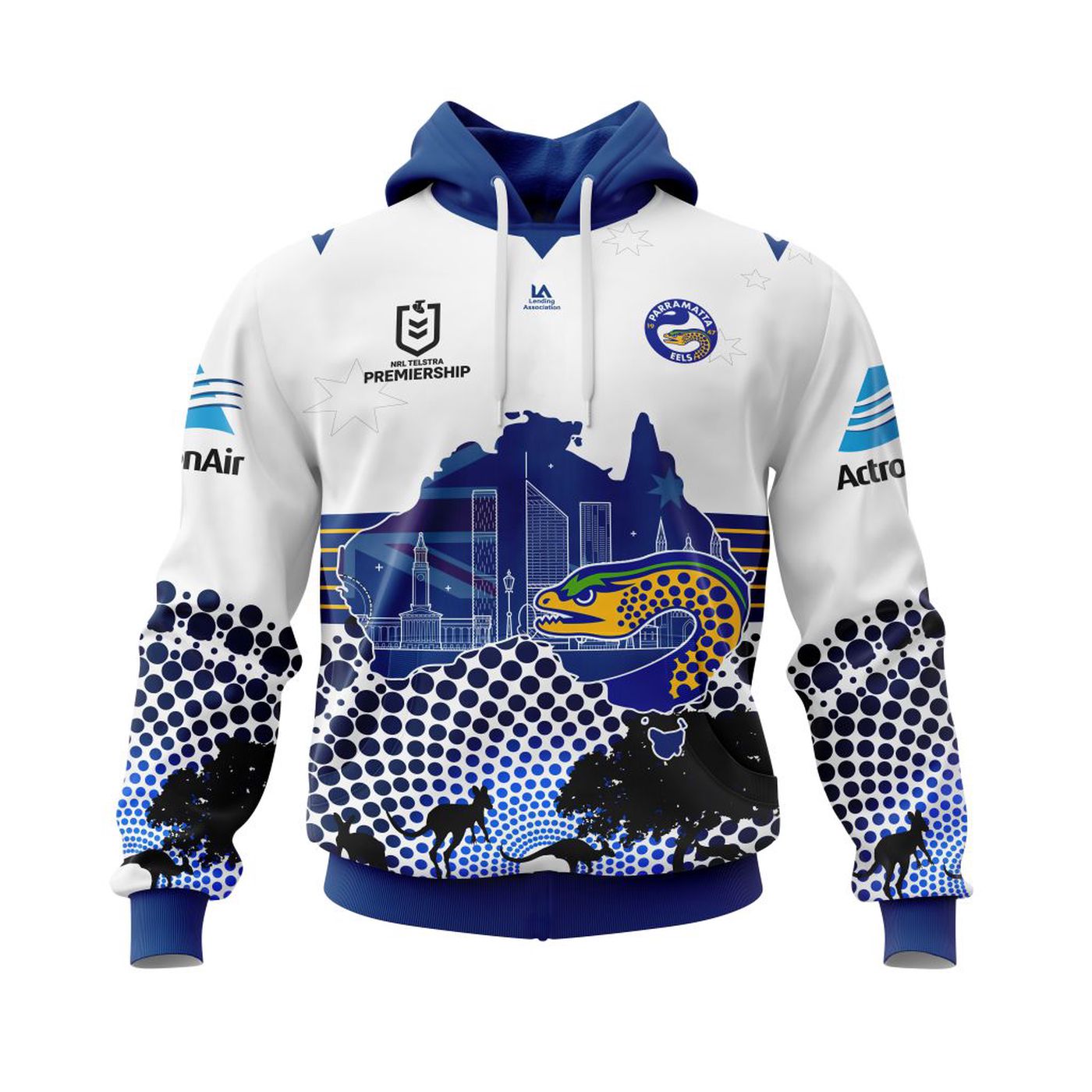 NRL Parramatta Eels | Specialized Concepts For Australia’s Day Kits V0122 3d Printed Hoodie 3d Printed Hoodie