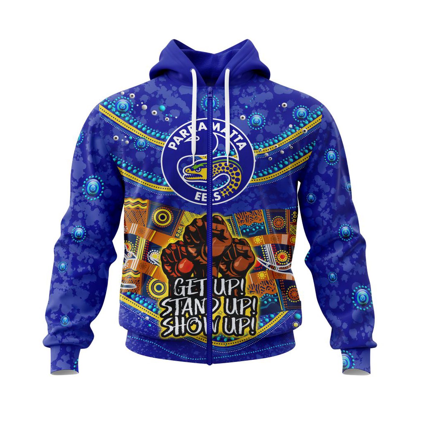 NRL Parramatta Eels | Specialized Indigenous Kits For NAIDOC Week ST2201 3d Printed Hoodie 3d Printed Hoodie