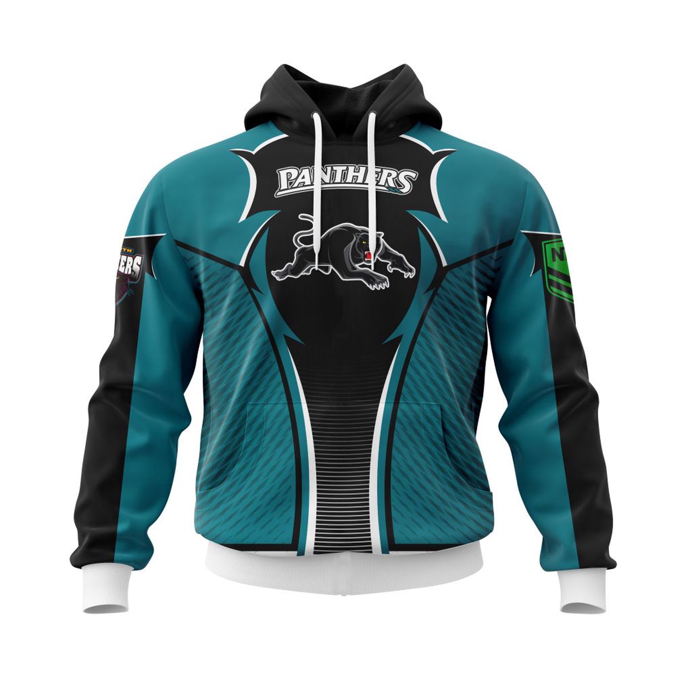 NRL Penrith Panthers | Specialized 2021 Concepts Kits 04 V1 3d Printed Hoodie 3d Printed Hoodie