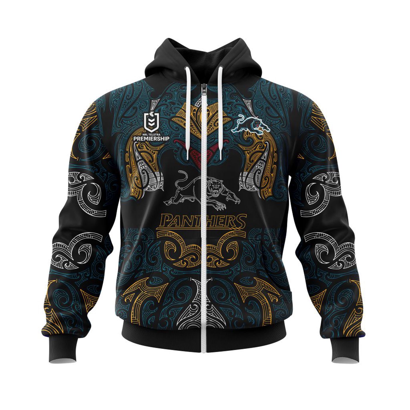 NRL Penrith Panthers | Specialized 2021 Concepts Kits V10 3d Printed Hoodie 3d Printed Hoodie