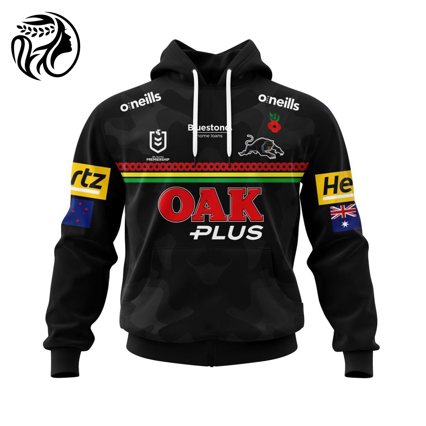 NRL Penrith Panthers | Specialized Anzac Day Kits 2022 3d Printed Hoodie 3d Printed Hoodie