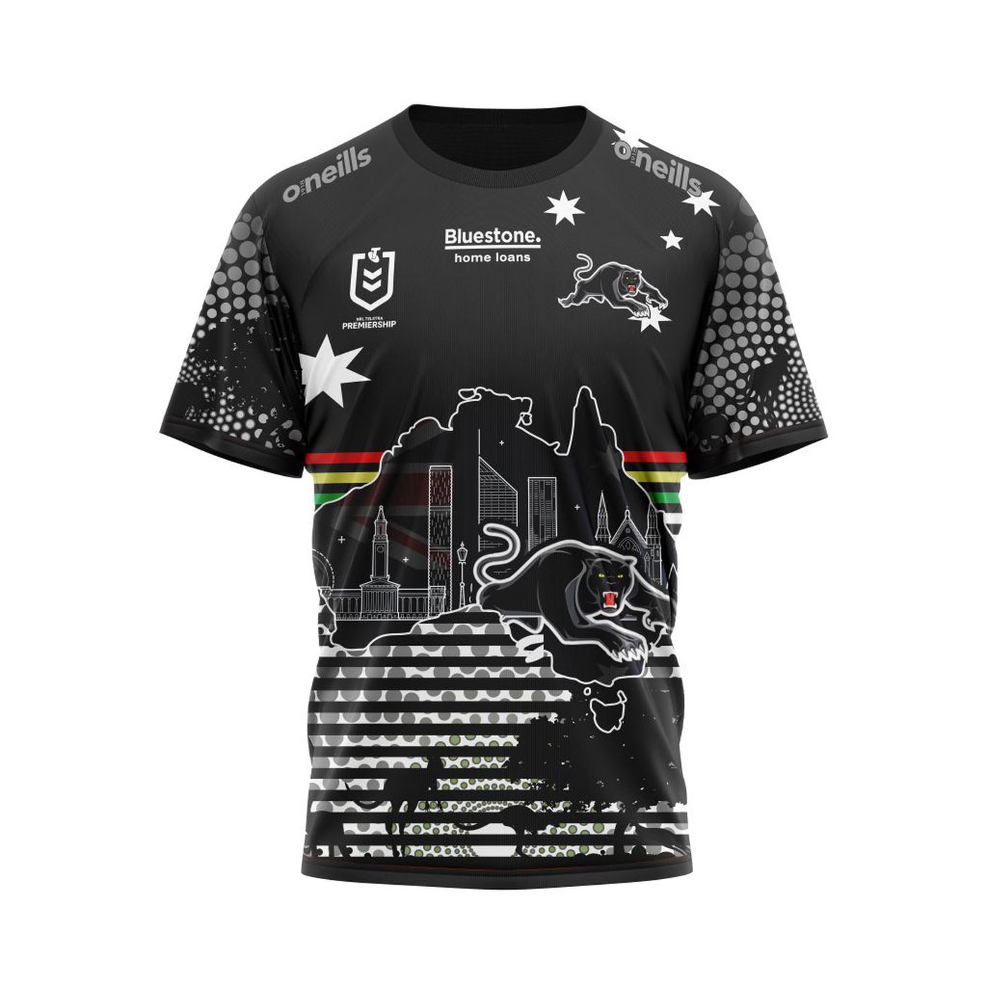 NRL Penrith Panthers | Specialized Concepts For Australia’s Day Kits V0122 3d Printed Hoodie 3d Printed Hoodie