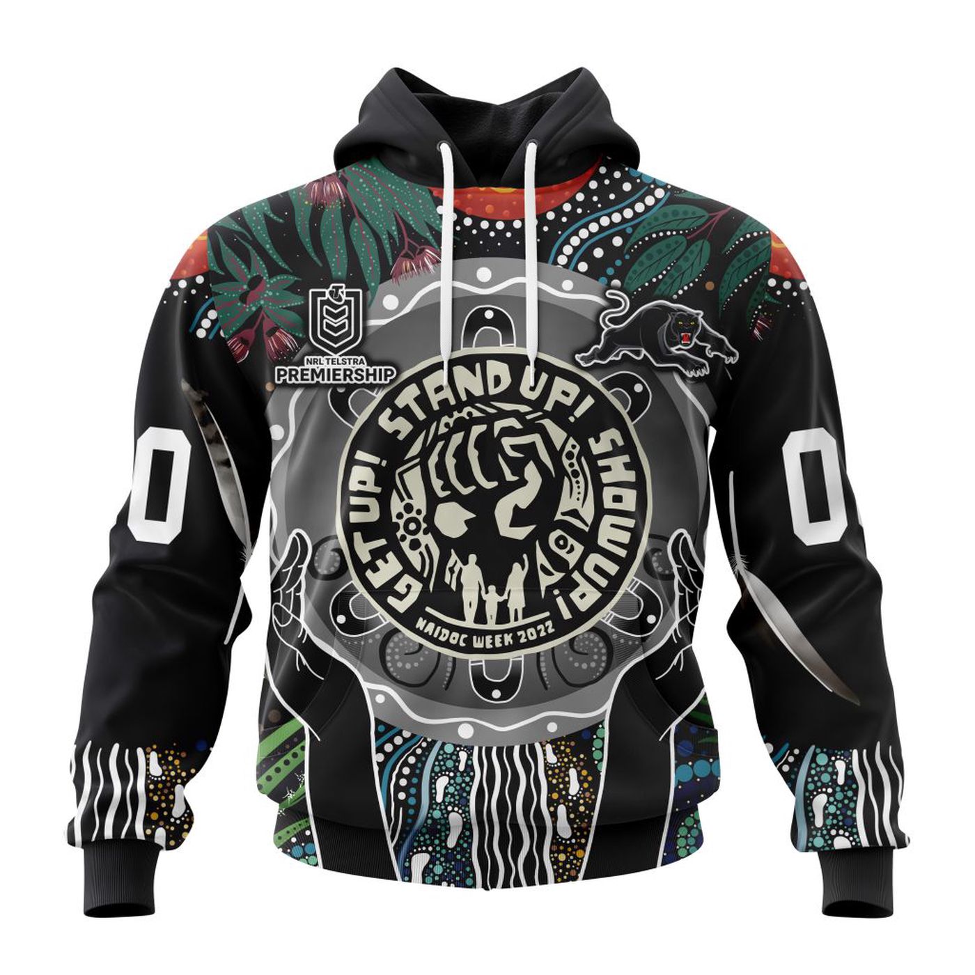 NRL Penrith Panthers | Specialized Concepts Kits For Naidoc Event V0122 3d Printed Hoodie 3d Printed Hoodie