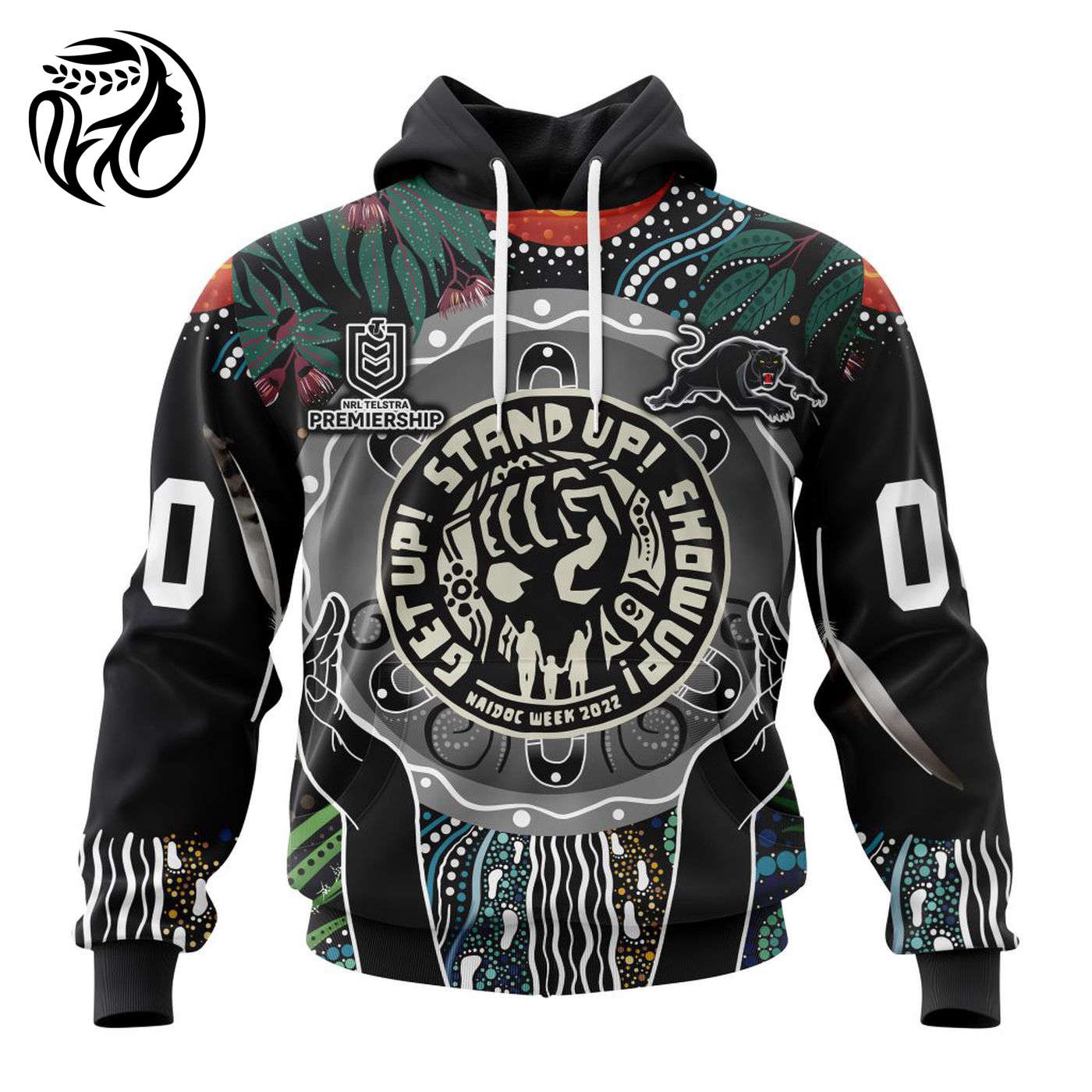 NRL Penrith Panthers | Specialized Concepts Kits For Naidoc Event V0122 3d Printed Hoodie 3d Printed Hoodie