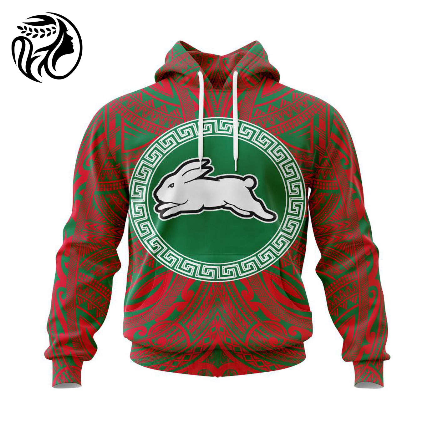 NRL South Sydney Rabbitohs Polynesian Concept Kits ST2201 3d Printed Hoodie 3d Printed Hoodie