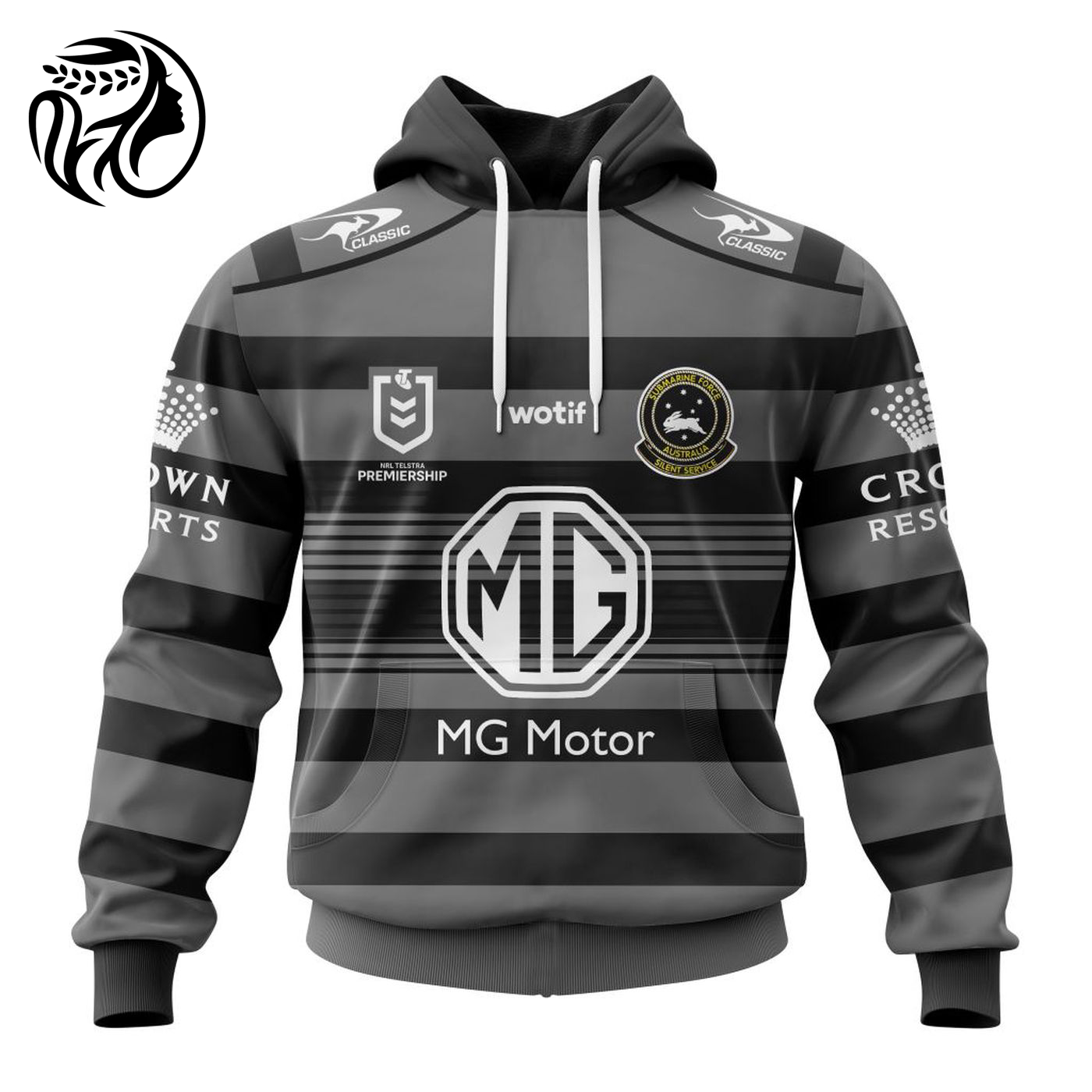 NRL South Sydney Rabbitohs Special ANZAC Day Kits 2023 3d Printed Hoodie 3d Printed Hoodie