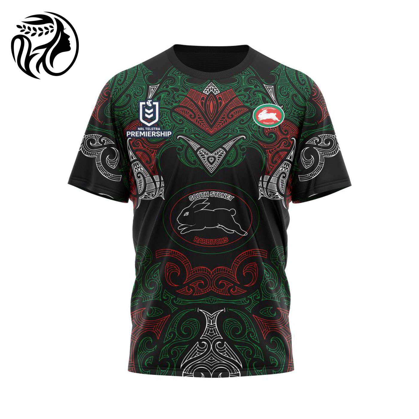 NRL South Sydney Rabbitohs | Specialized 2021 Concepts Kits V10 3d Printed Hoodie 3d Printed Hoodie