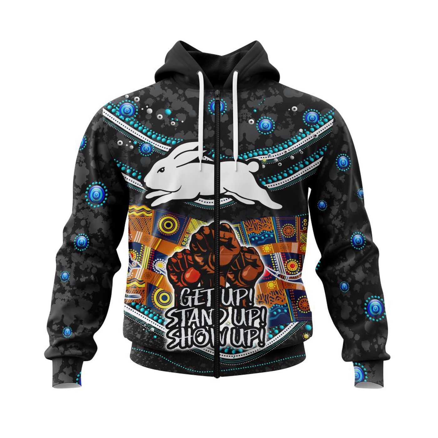 NRL South Sydney Rabbitohs | Specialized Indigenous Kits For NAIDOC Week ST2201 3d Printed Hoodie 3d Printed Hoodie