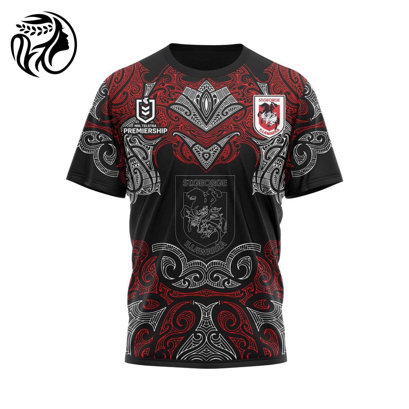 NRL St. George Illawarra Dragons | Specialized 2021 Concepts Kits V10 3d Printed Hoodie 3d Printed Hoodie