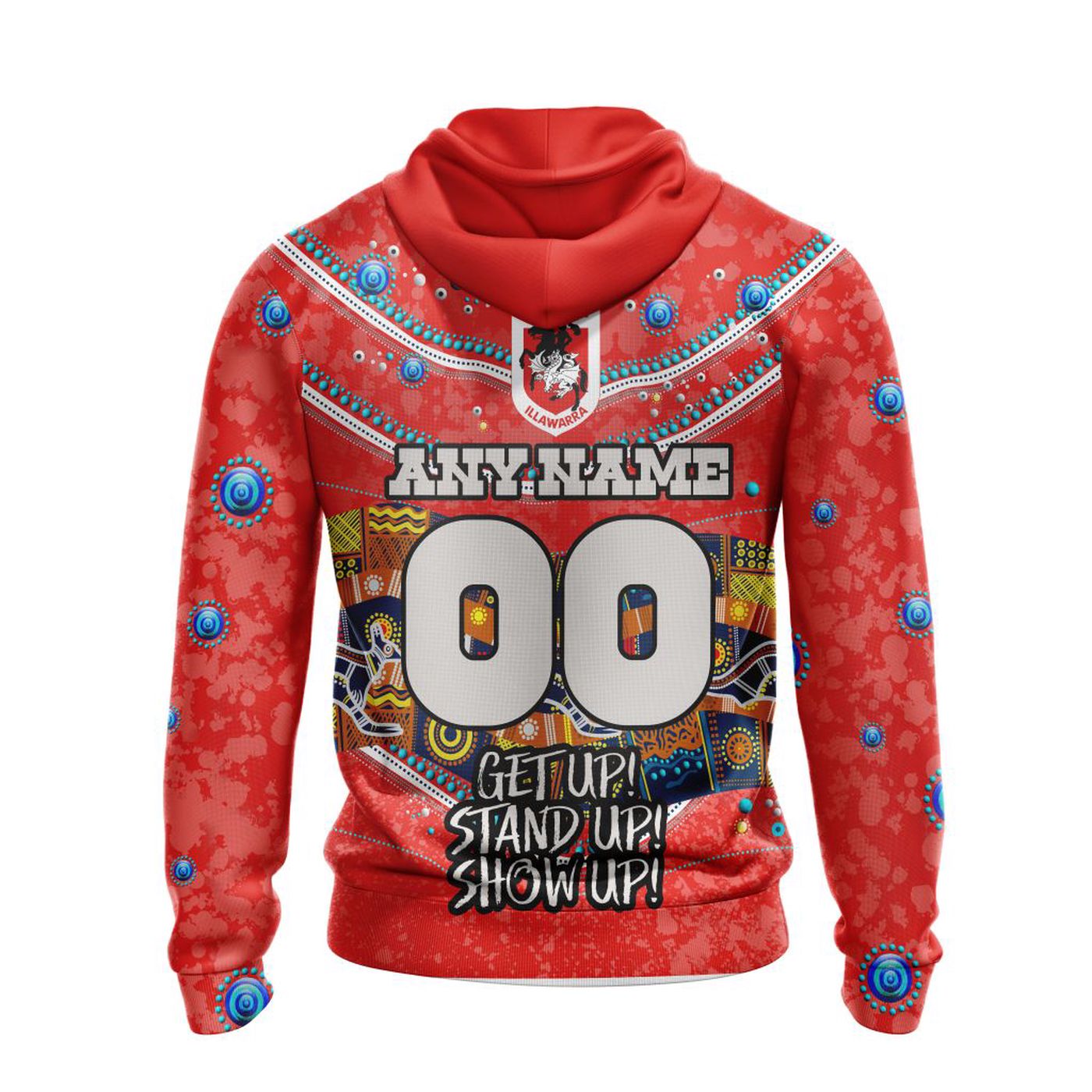 NRL St. George Illawarra Dragons | Specialized Indigenous Kits For NAIDOC Week ST2201 3d Printed Hoodie 3d Printed Hoodie