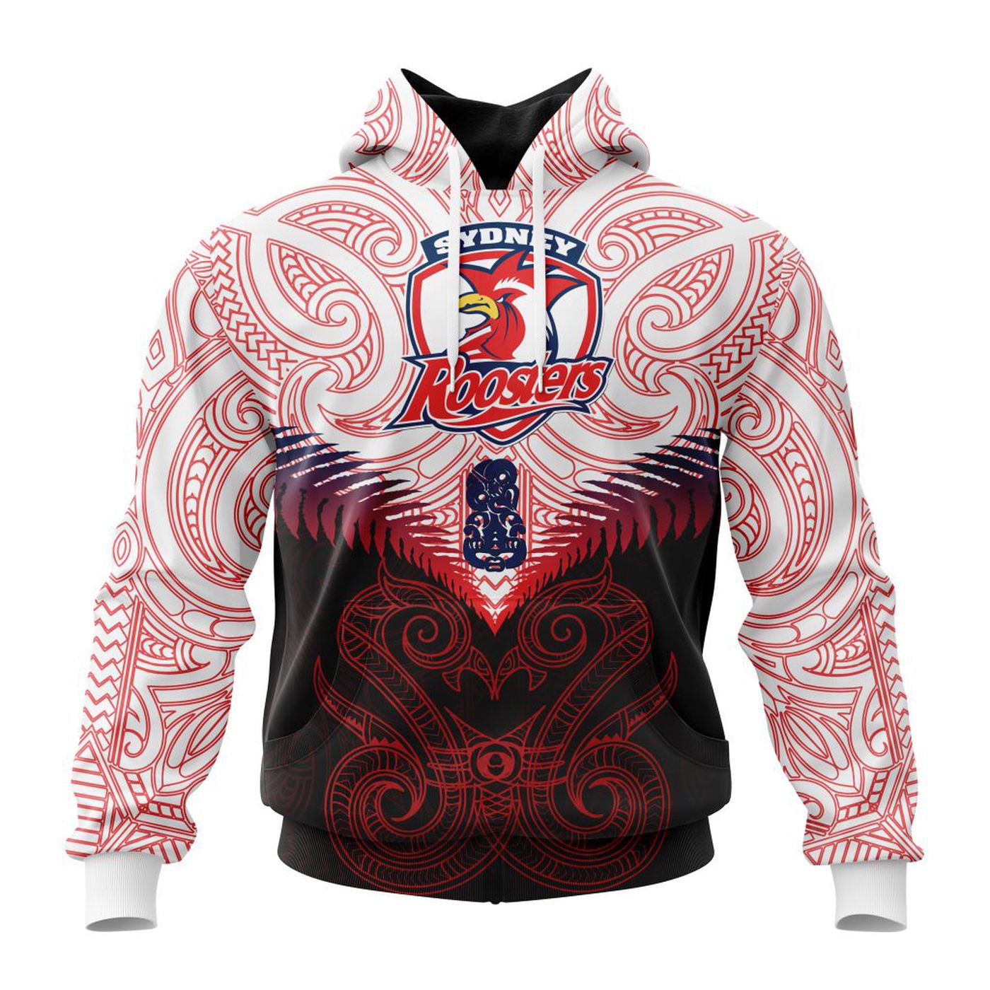 NRL Sydney Roosters Maori Manaia Special Kits ST2201 3d Printed Hoodie 3d Printed Hoodie