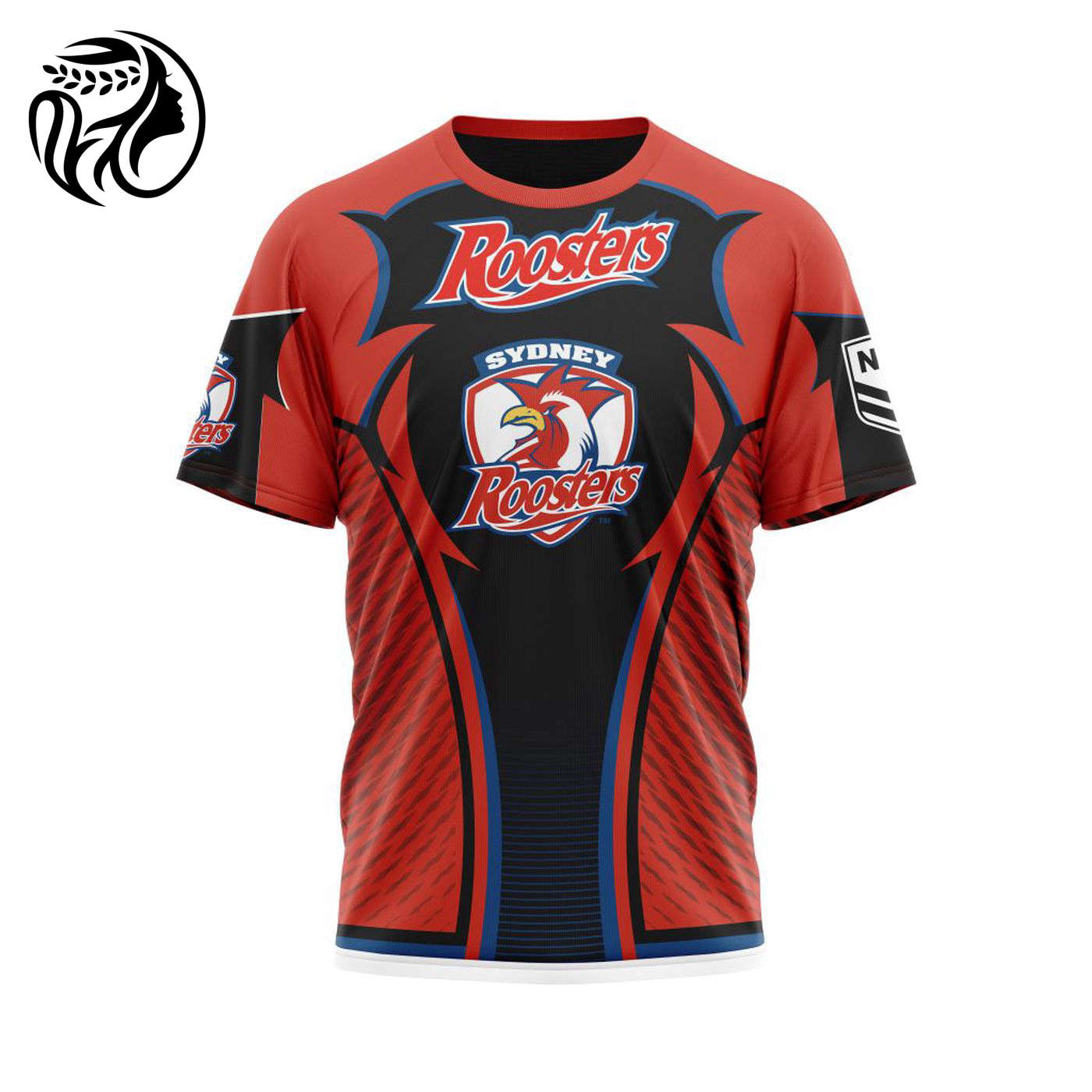 NRL Sydney Roosters | Specialized 2021 Concepts Kits 04 3d Printed Hoodie 3d Printed Hoodie