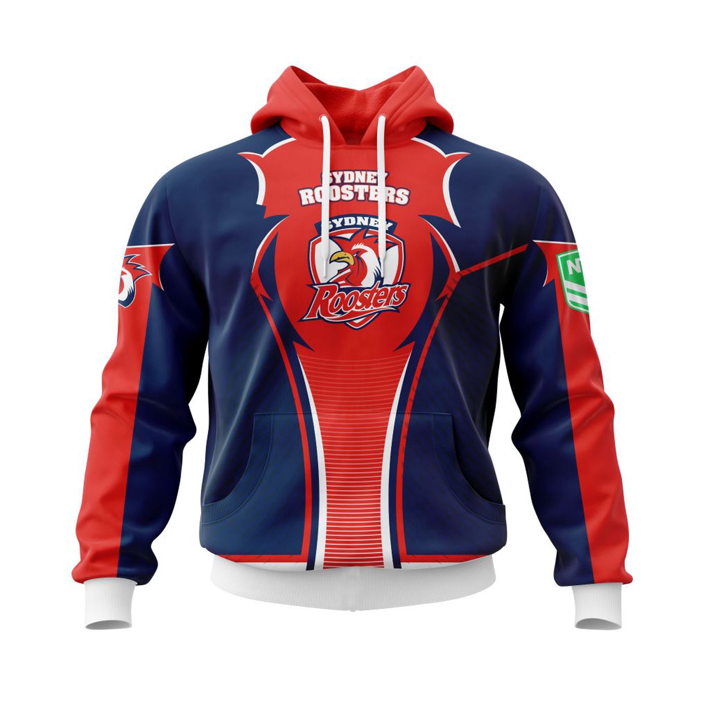 NRL Sydney Roosters | Specialized 2021 Concepts Kits 04 V1 3d Printed Hoodie 3d Printed Hoodie