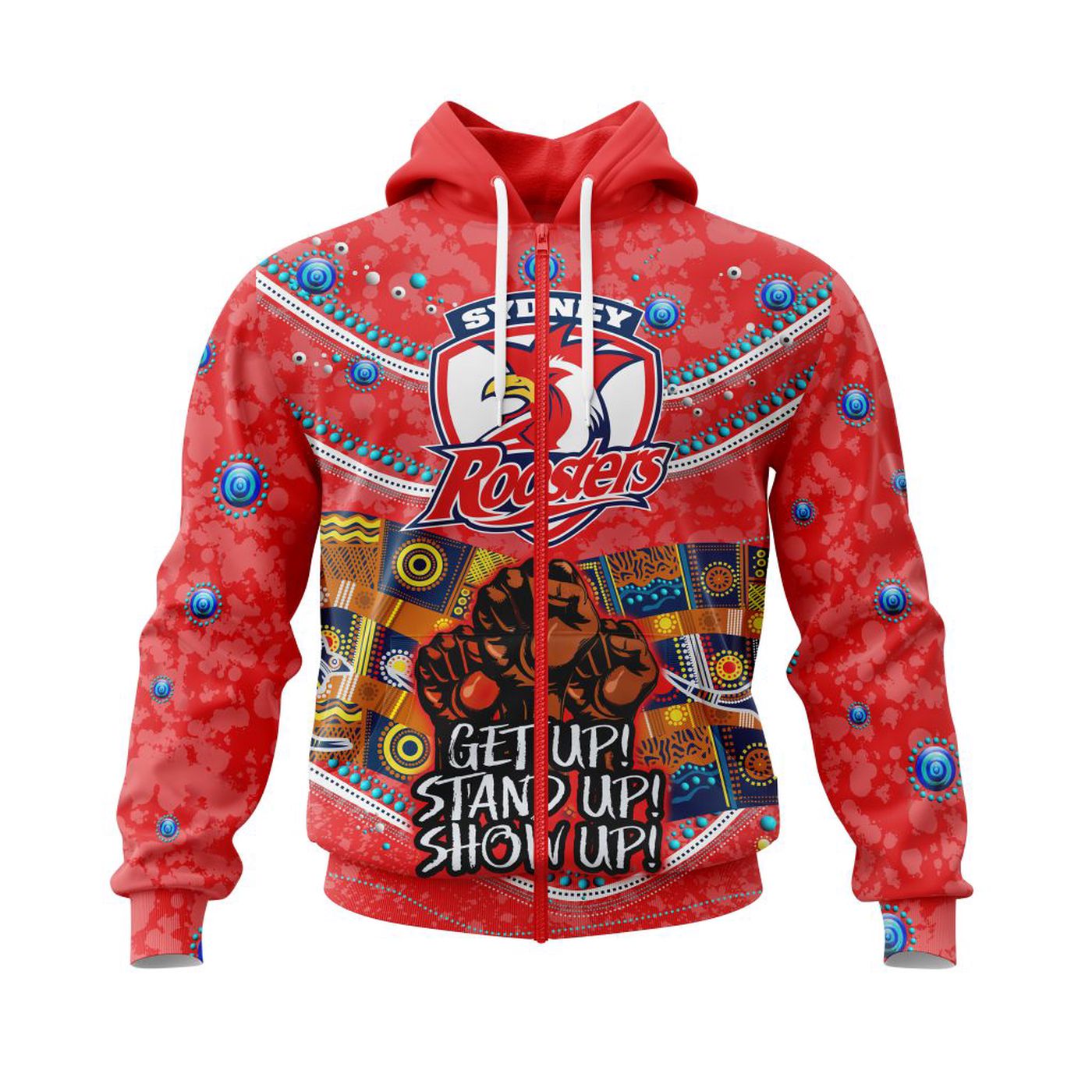 NRL Sydney Roosters | Specialized Indigenous Kits For NAIDOC Week ST2201 3d Printed Hoodie 3d Printed Hoodie