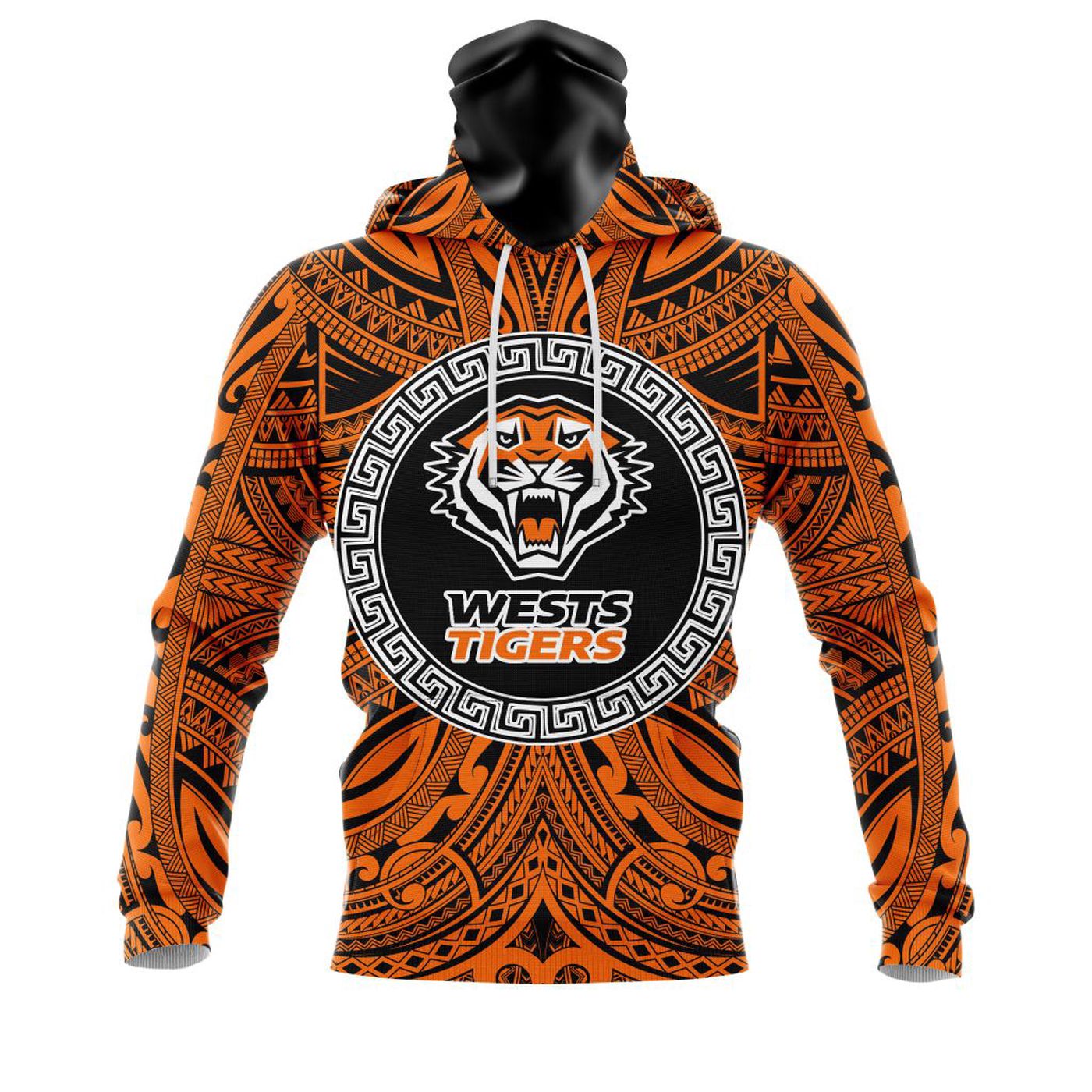 NRL Wests Tigers Polynesian Concept Kits ST2201 3d Printed Hoodie 3d Printed Hoodie