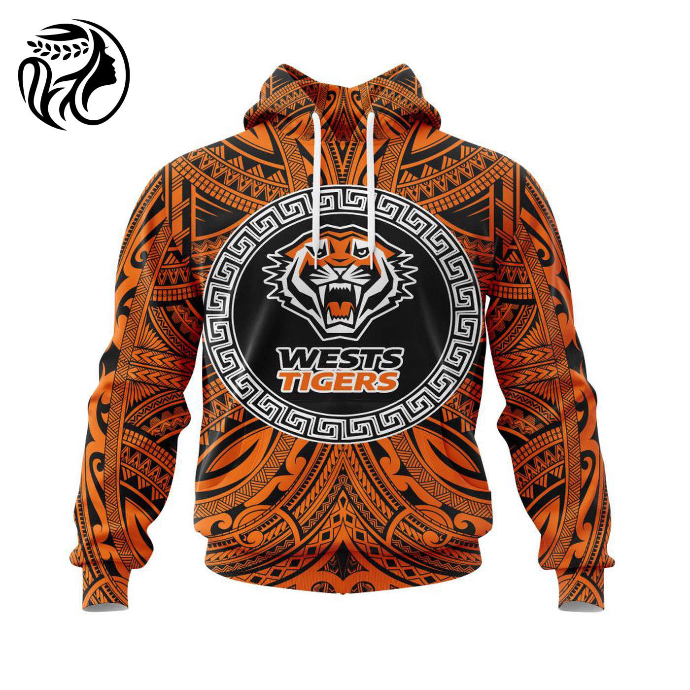 NRL Wests Tigers Polynesian Concept Kits ST2201 3d Printed Hoodie 3d Printed Hoodie
