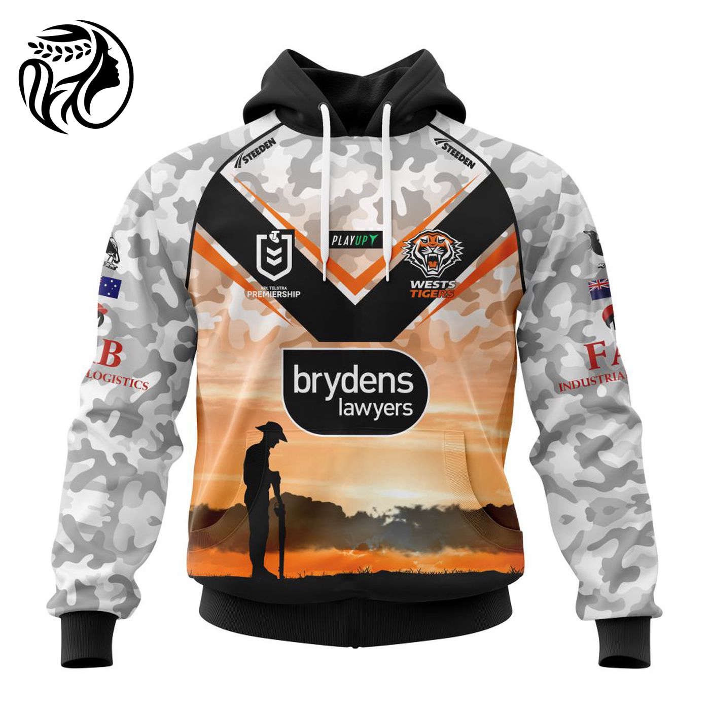 NRL Wests Tigers Special ANZAC Day Kits 2023 3d Printed Hoodie 3d Printed Hoodie