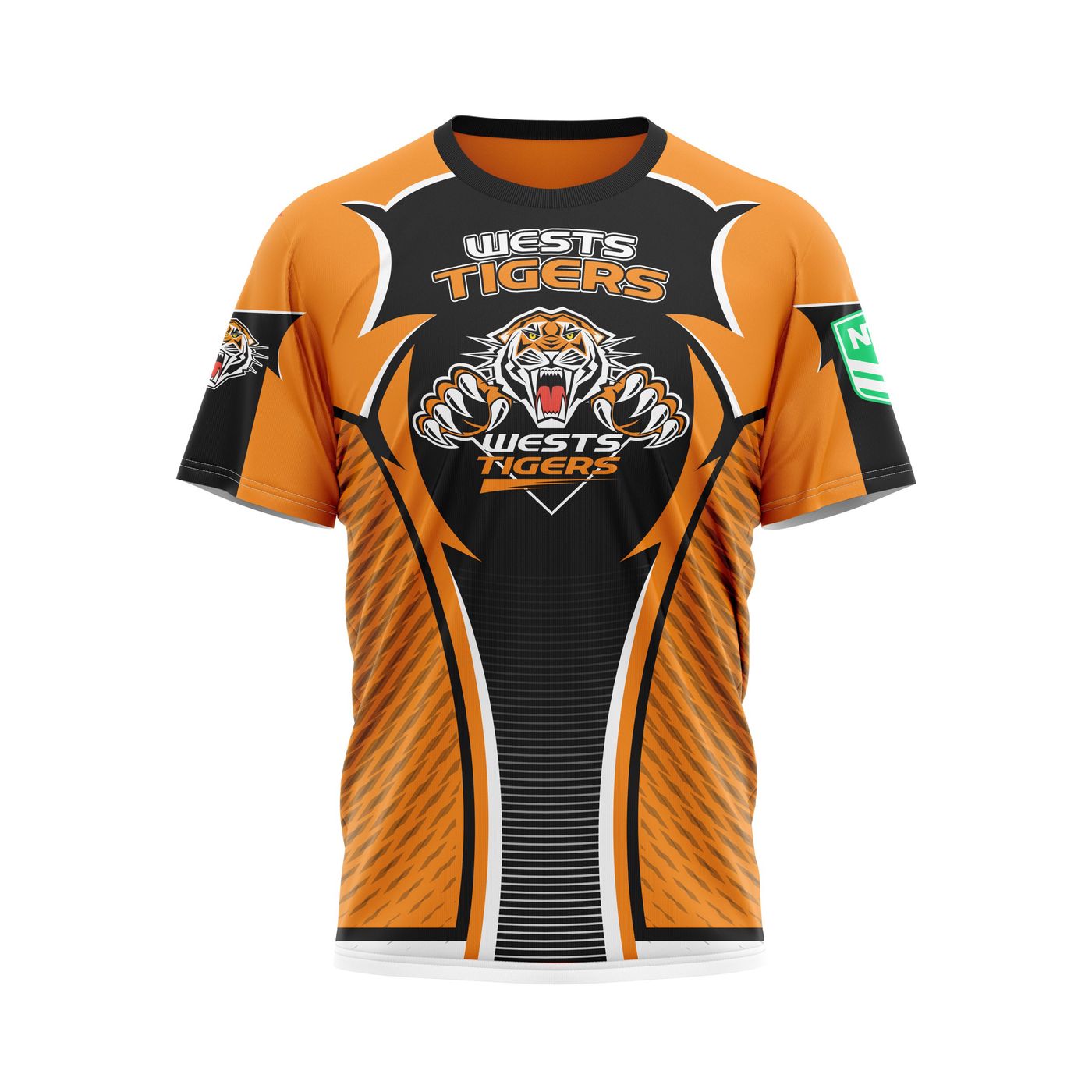 NRL Wests Tigers | Specialized 2021 Concepts Kits 04 3d Printed Hoodie 3d Printed Hoodie