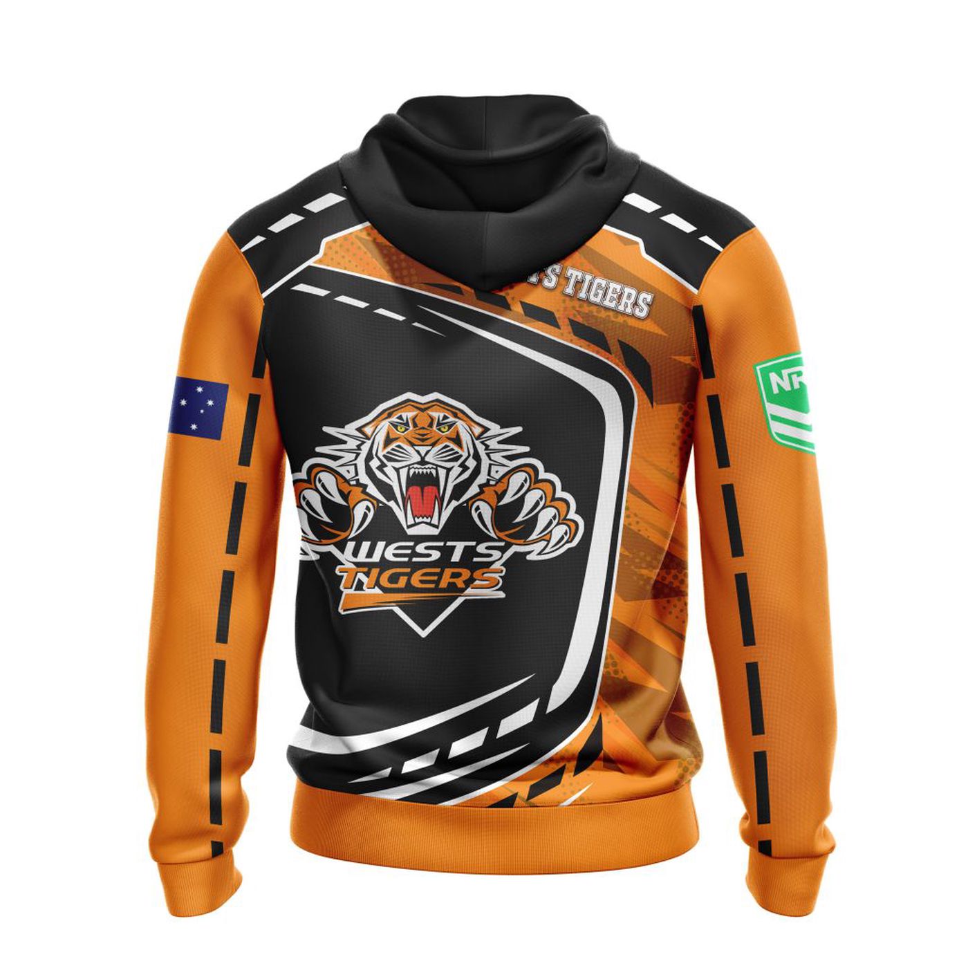 NRL Wests Tigers | Specialized 2021 Concepts Kits 3d Printed Hoodie 3d Printed Hoodie