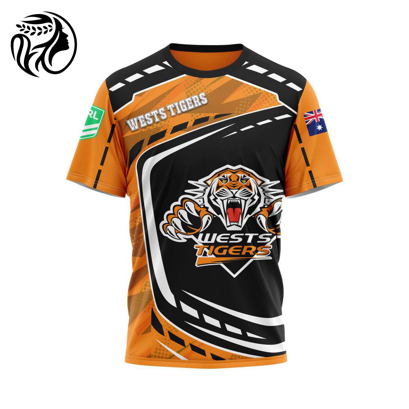 NRL Wests Tigers | Specialized 2021 Concepts Kits 3d Printed Hoodie 3d Printed Hoodie